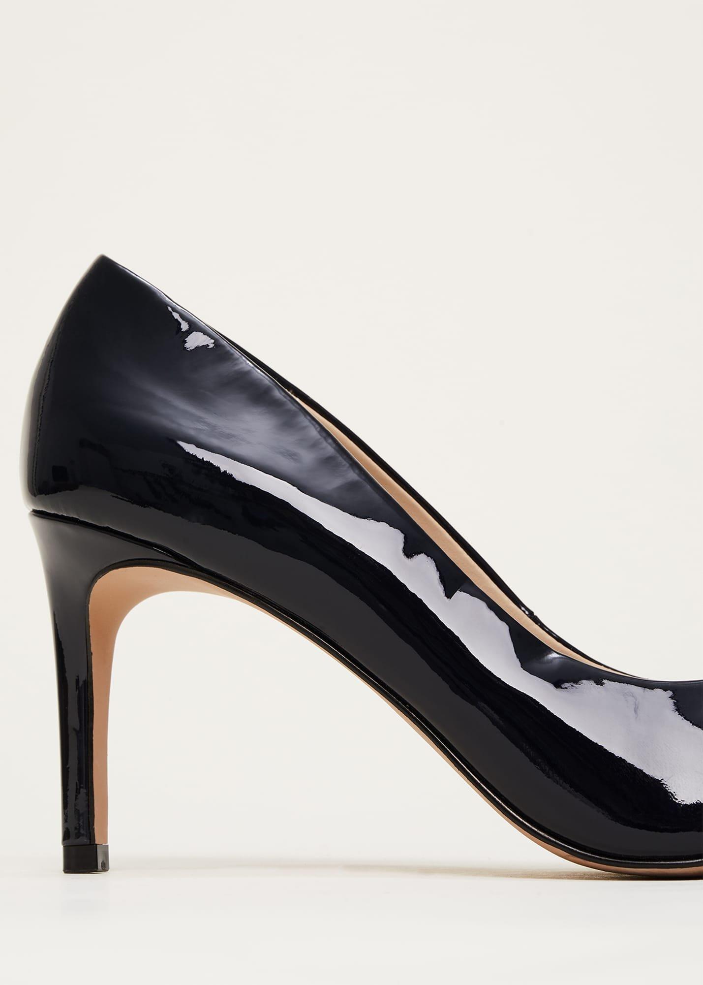 Patent Bow Court Shoe