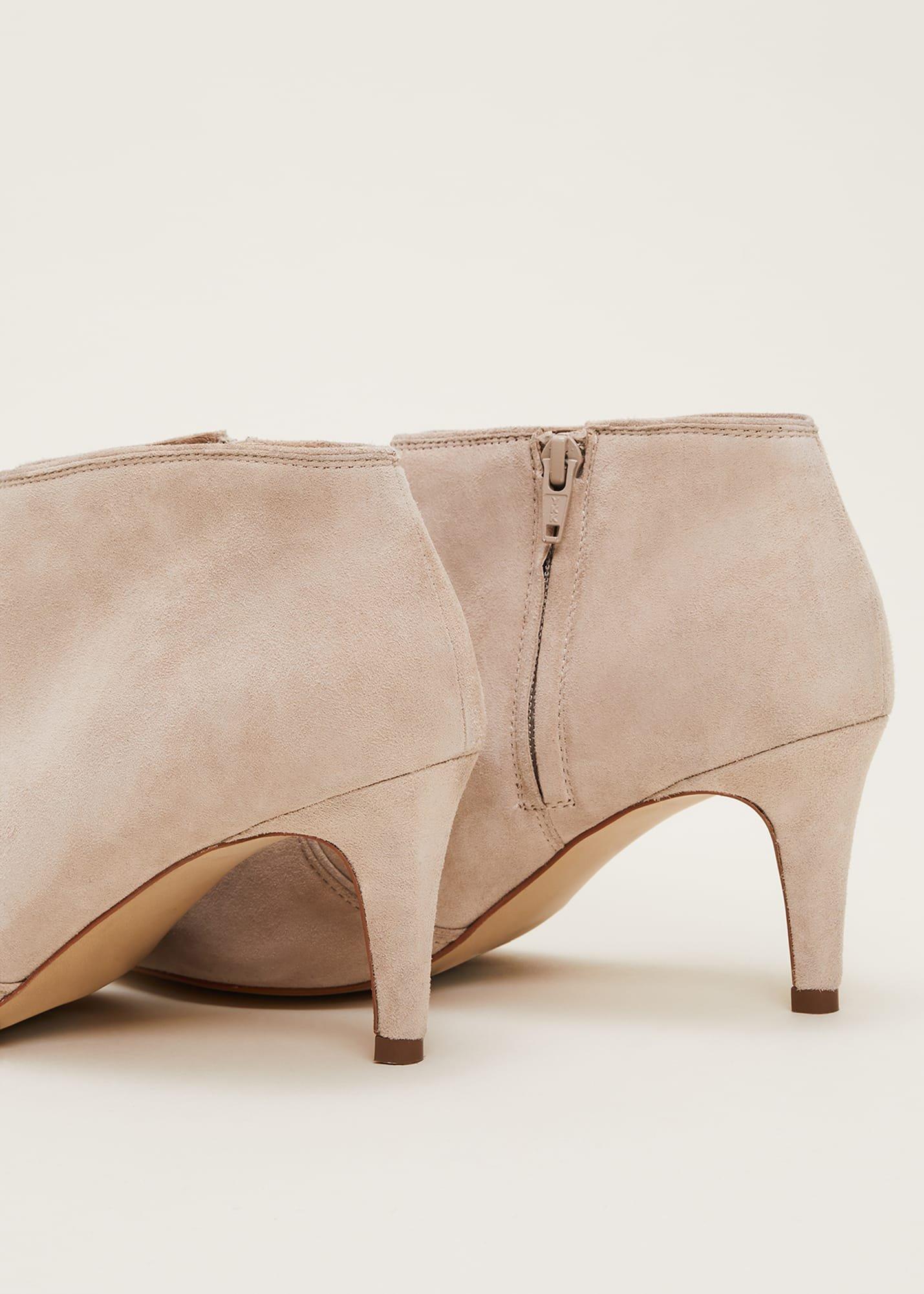 Panelled Shoe Boots