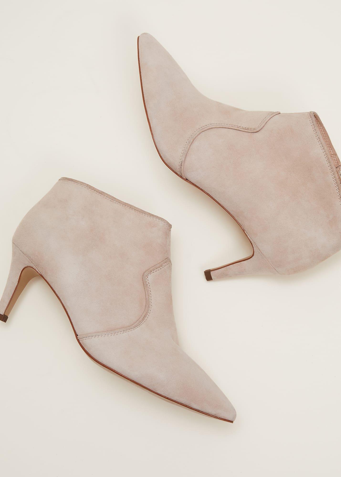 Panelled Shoe Boots