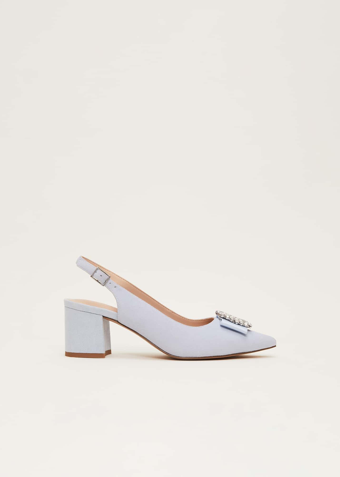 Embellished Block Heel Shoe
