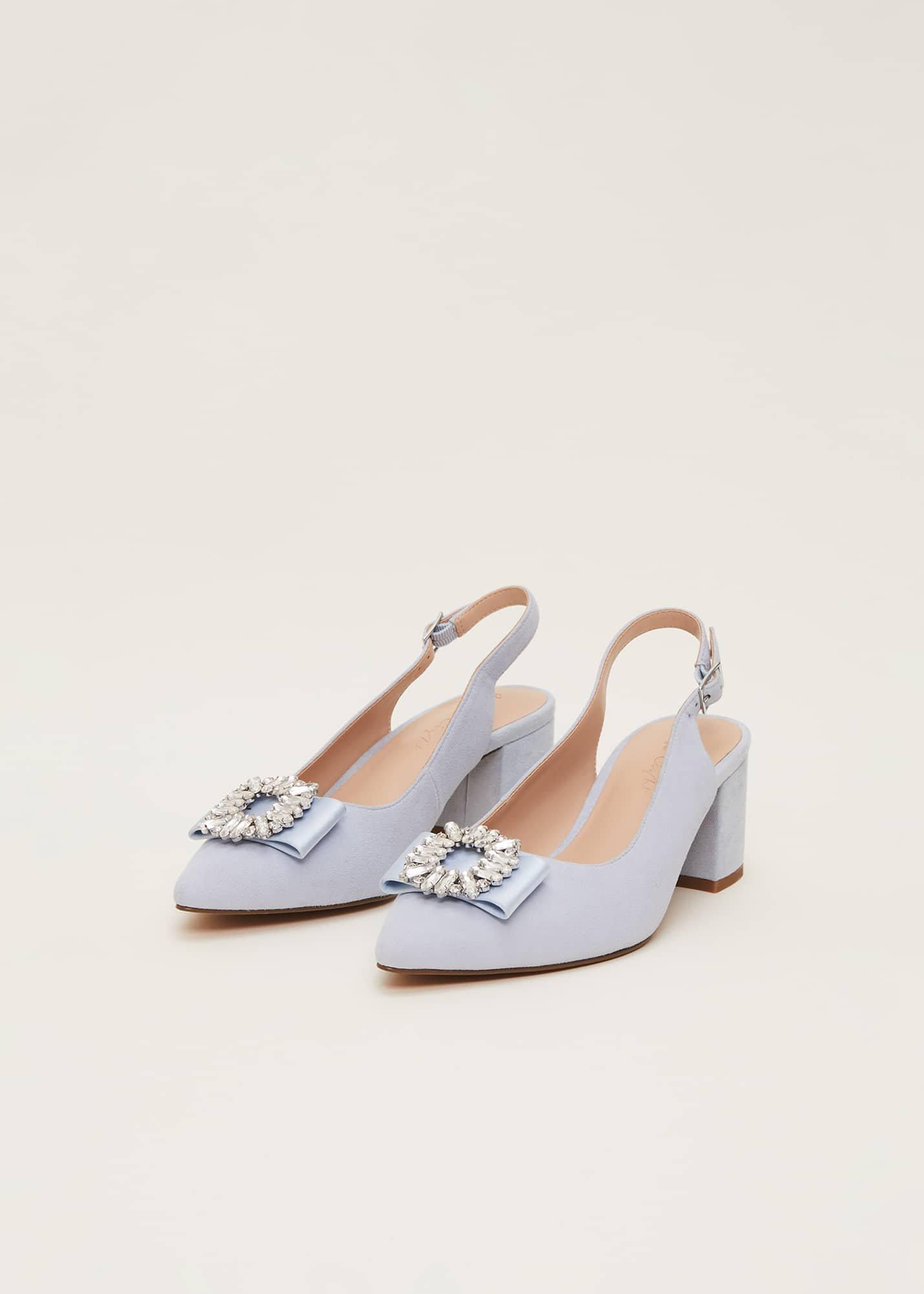 Embellished Block Heel Shoe
