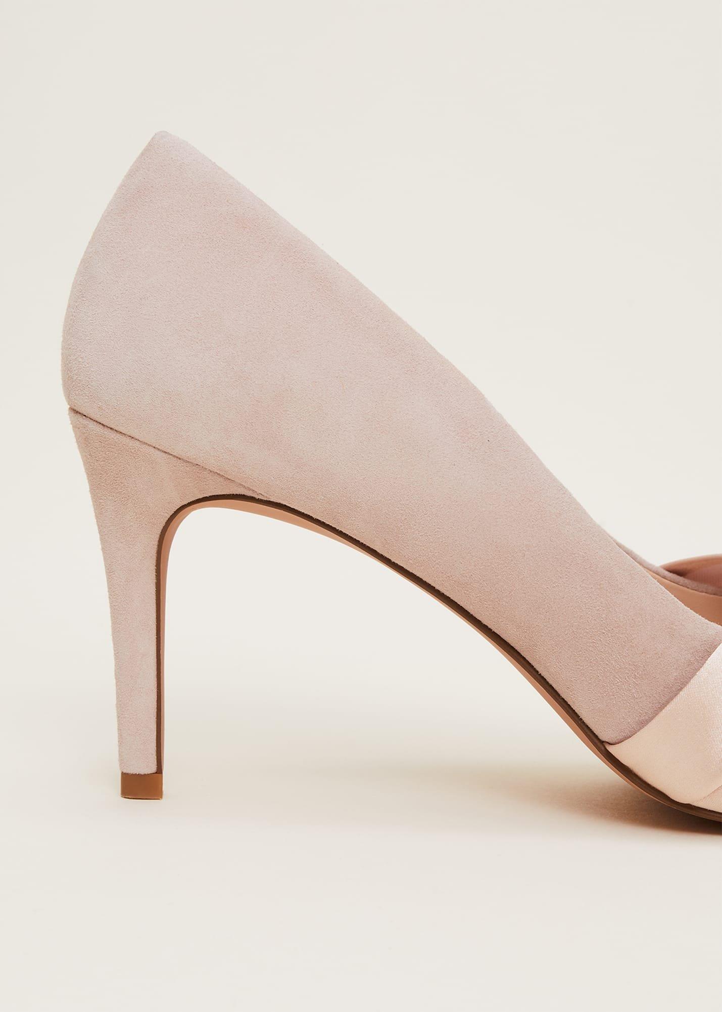 Satin Twist Peeptoe Shoe