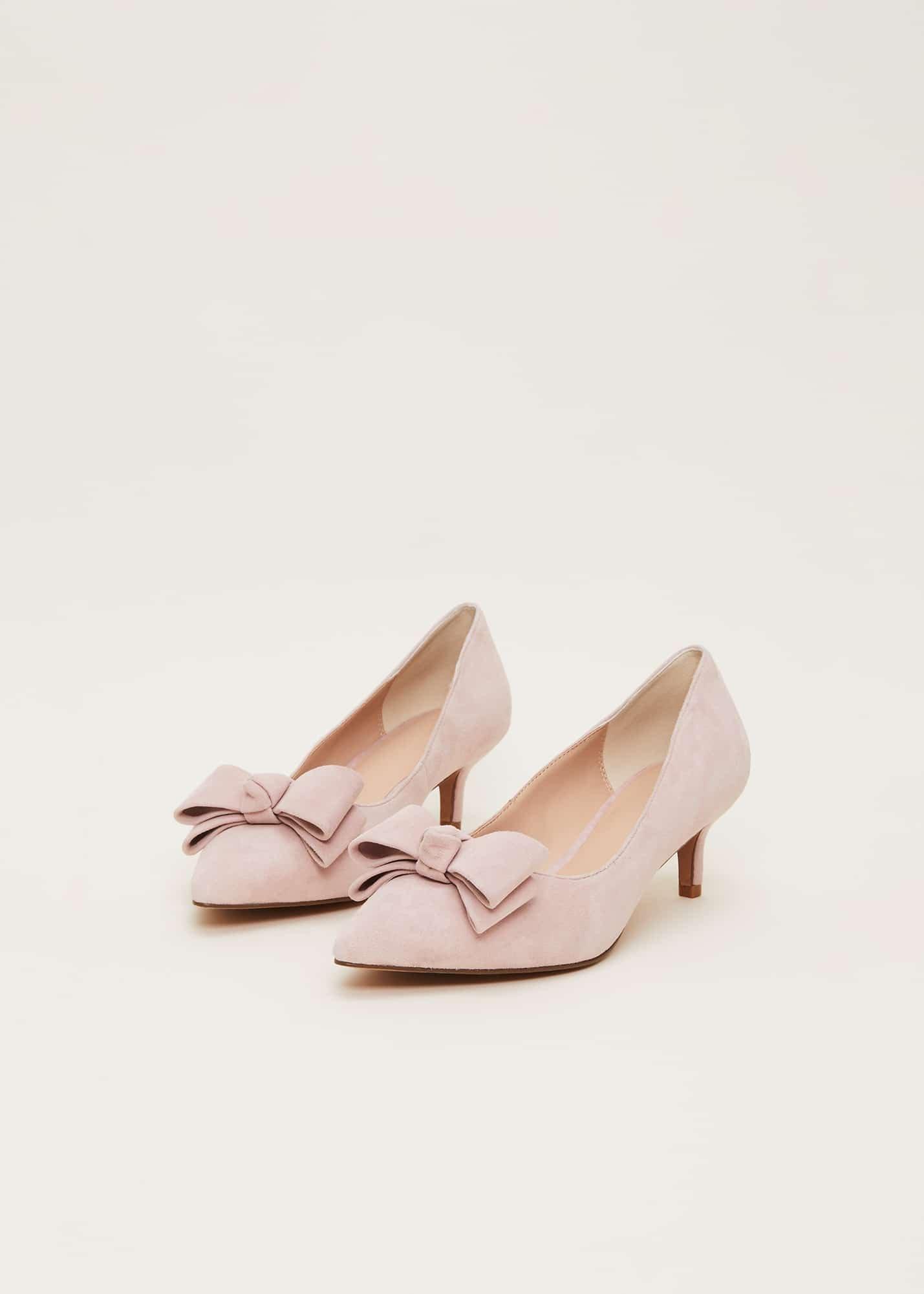 Structured Bow Kitten Heel