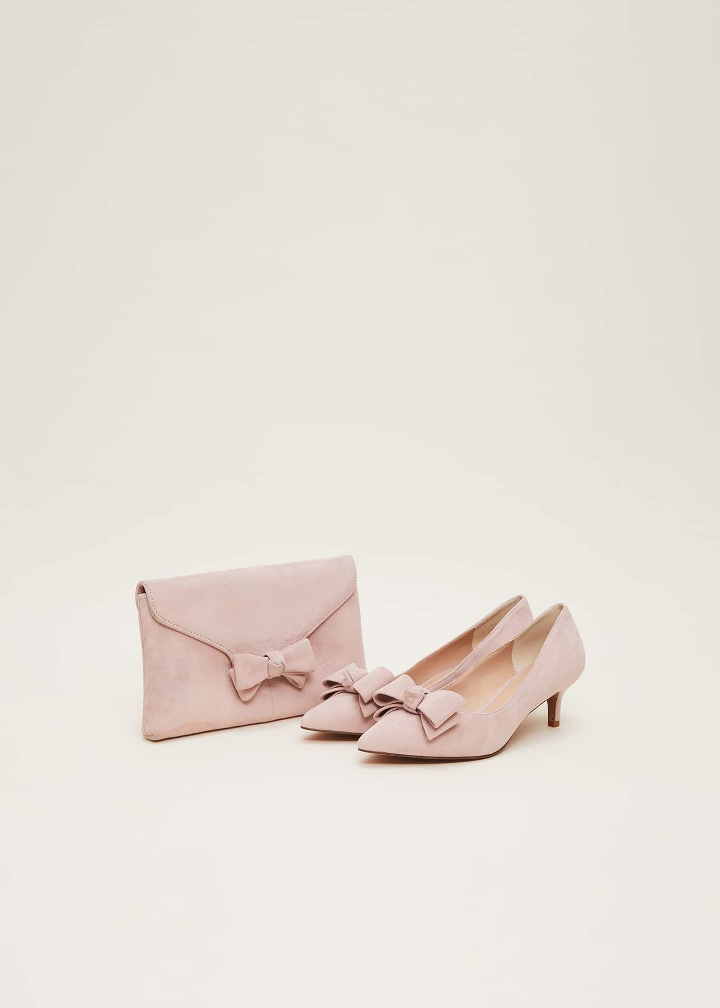 Structured Bow Kitten Heel