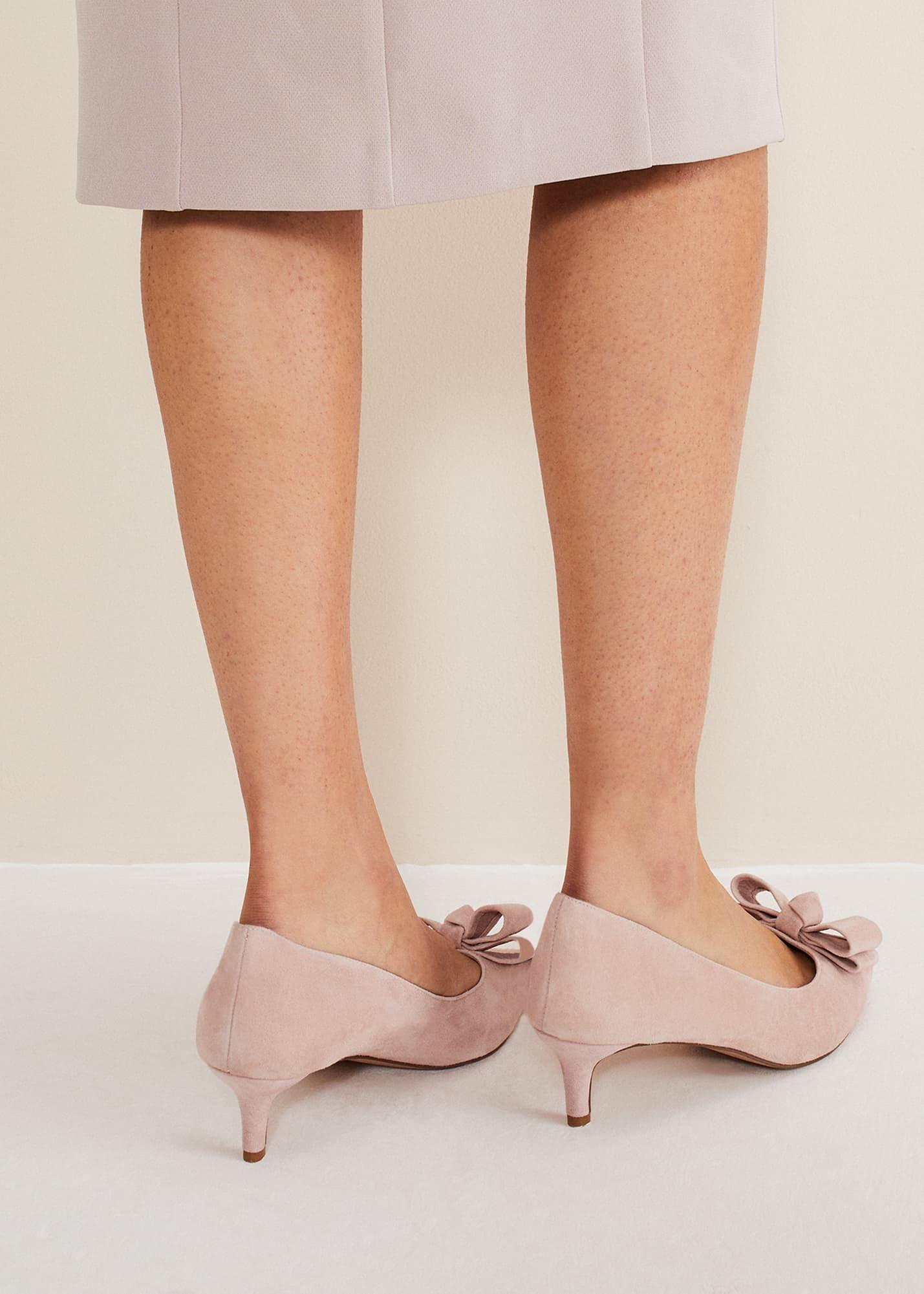 Structured Bow Kitten Heel