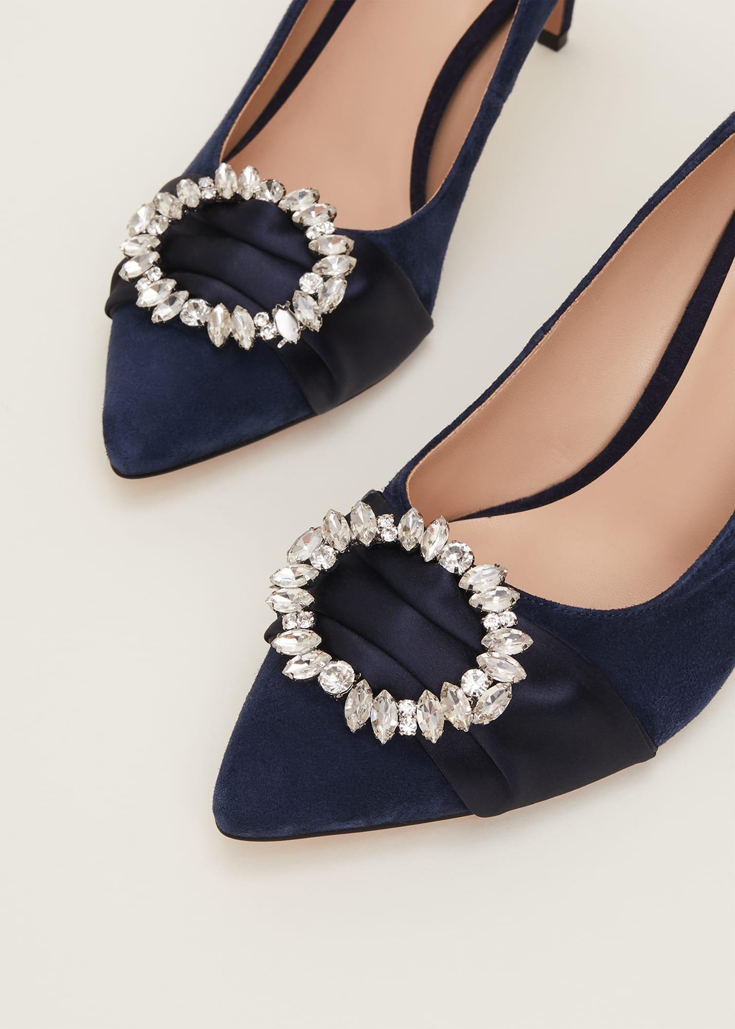 Embellished Court Shoe