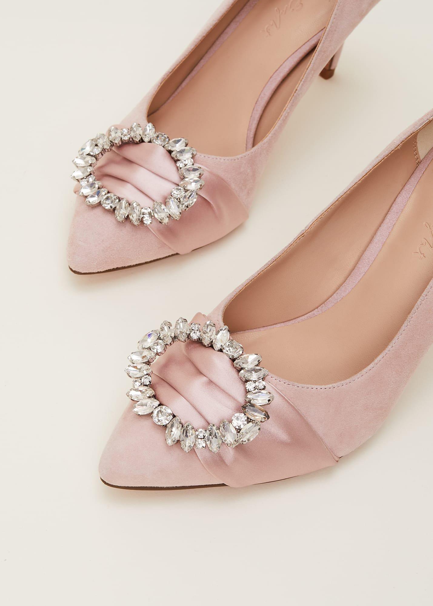 Embellished Court Shoe