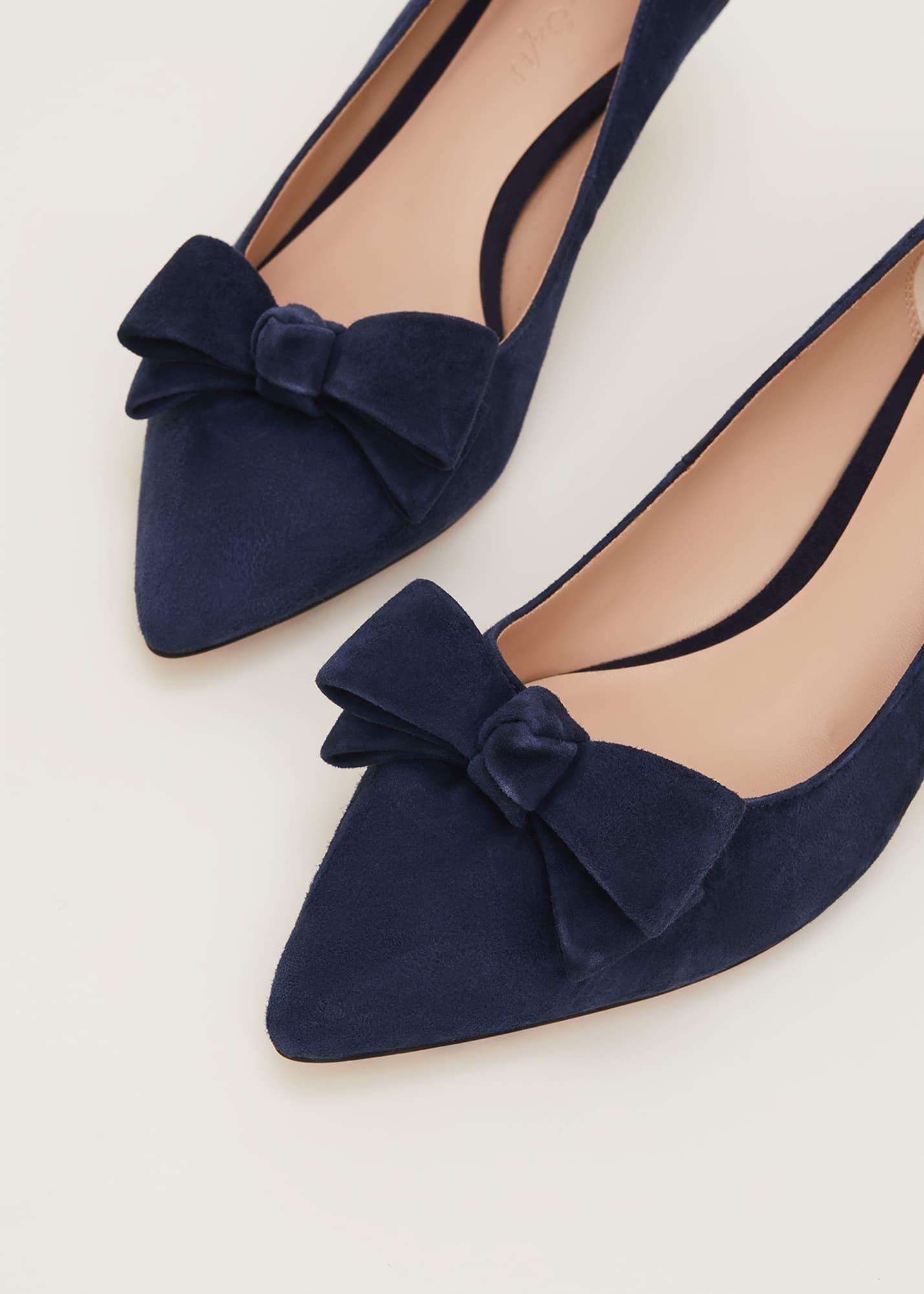 Structured Bow Kitten Heel
