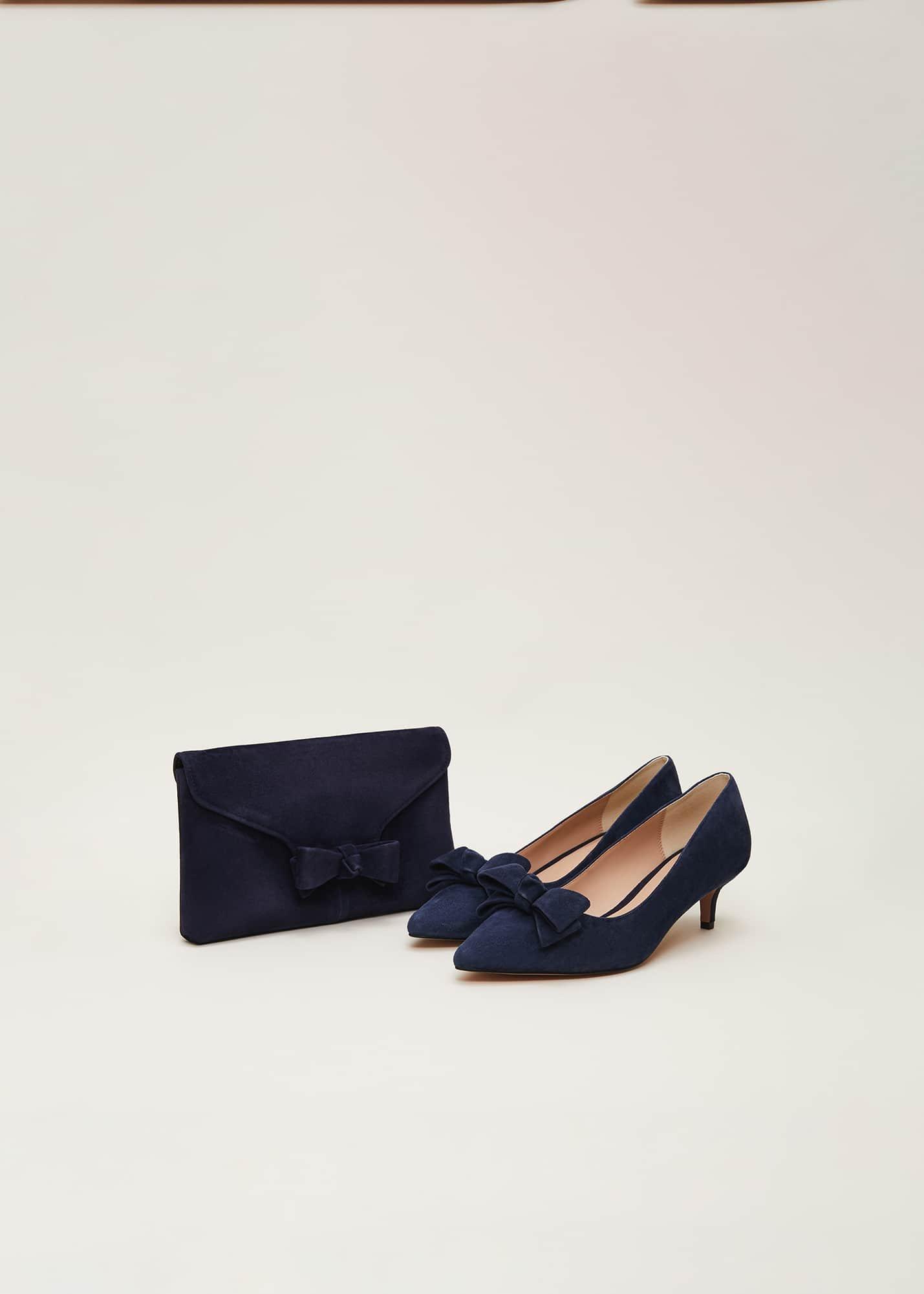 Structured Bow Kitten Heel