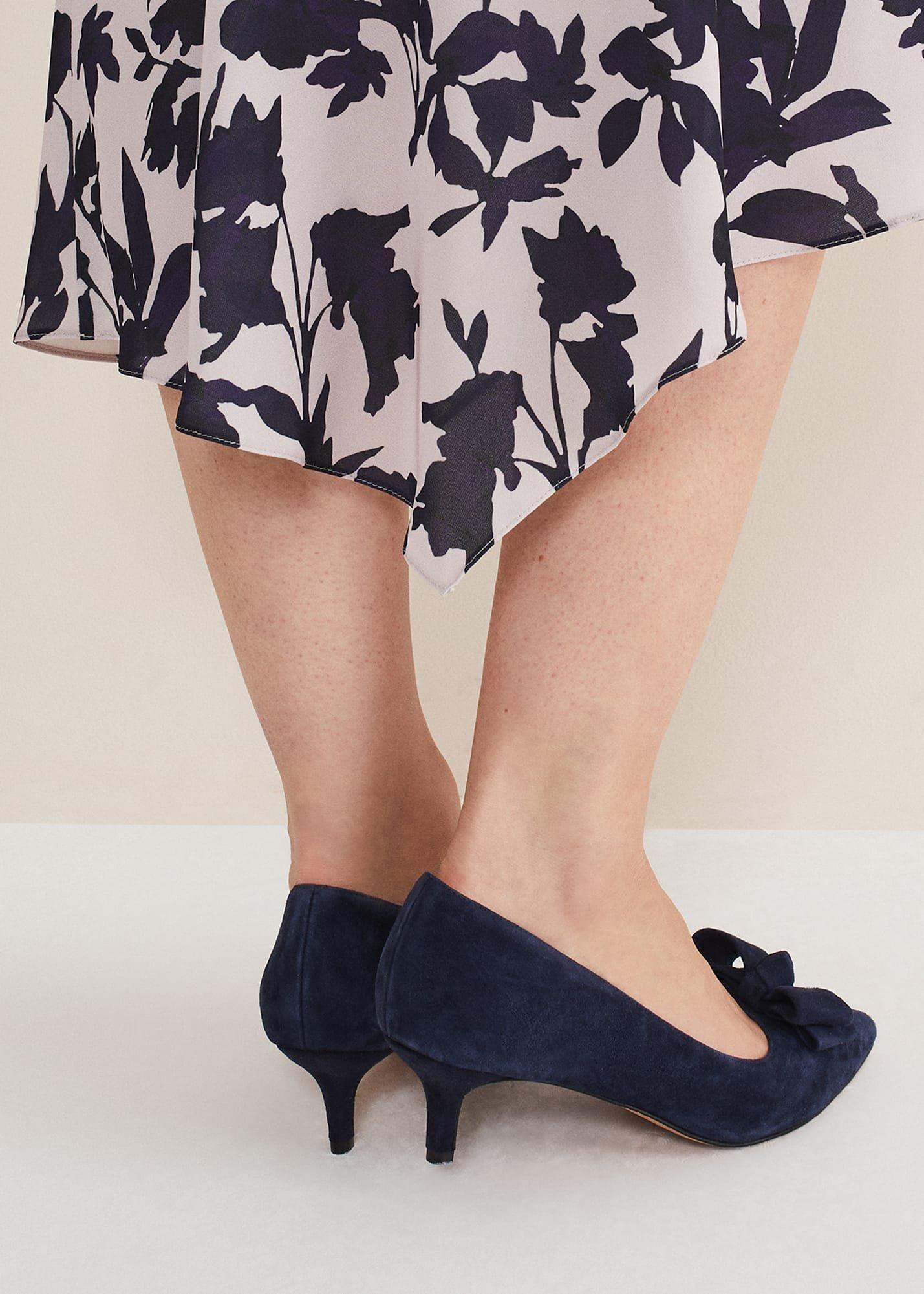 Structured Bow Kitten Heel