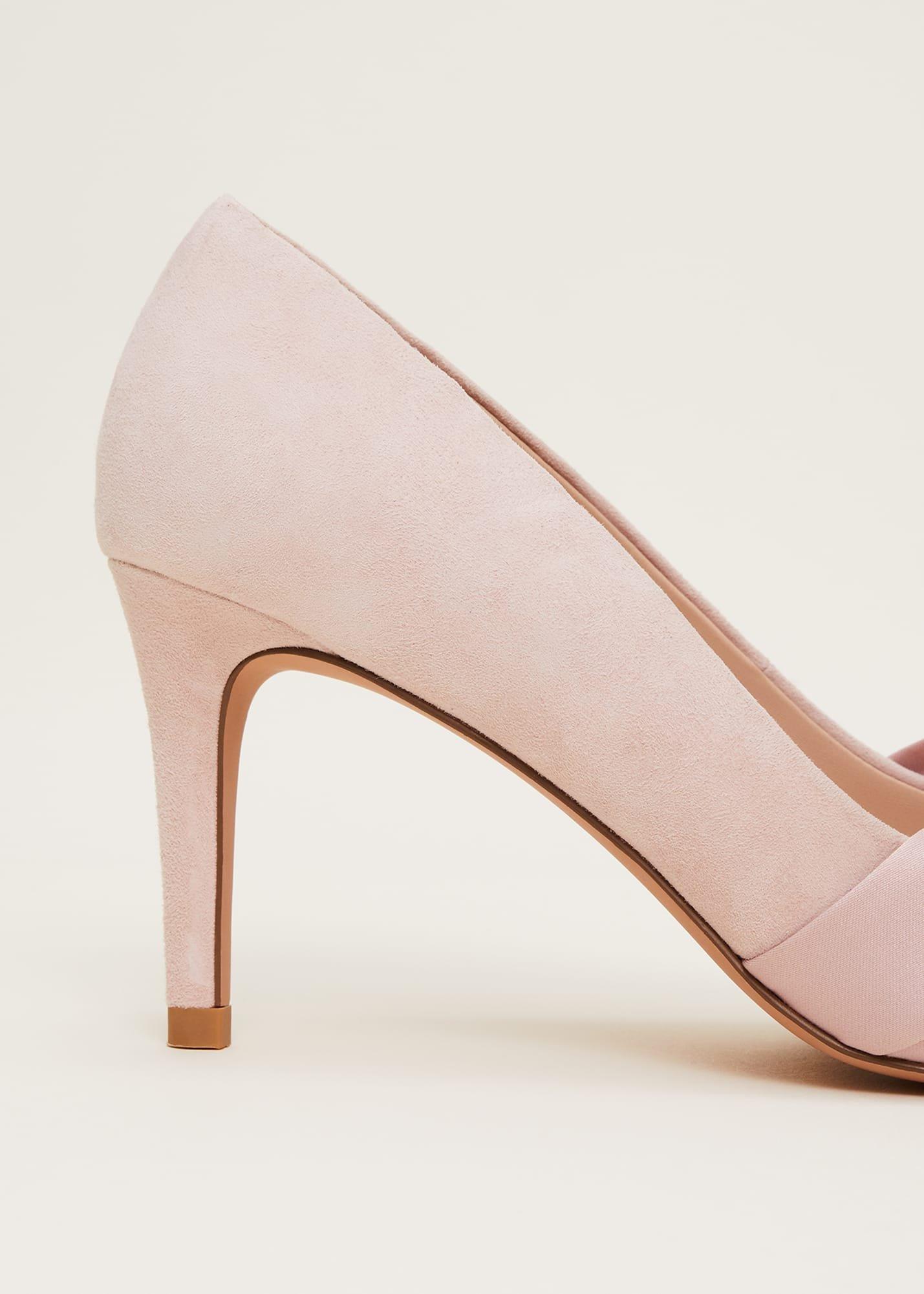 Satin Twist Peeptoe Shoe