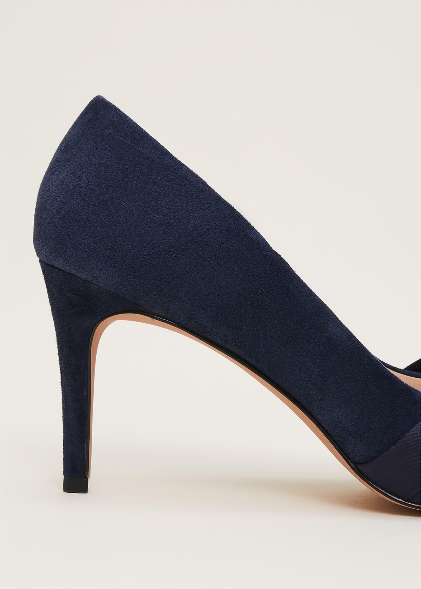 Satin Twist Peeptoe Shoe