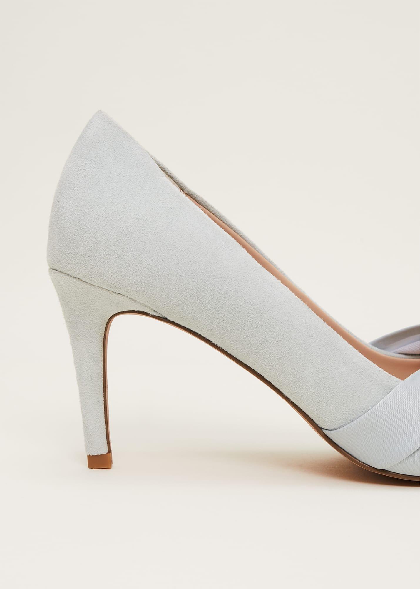 Satin Twist Peeptoe Shoe