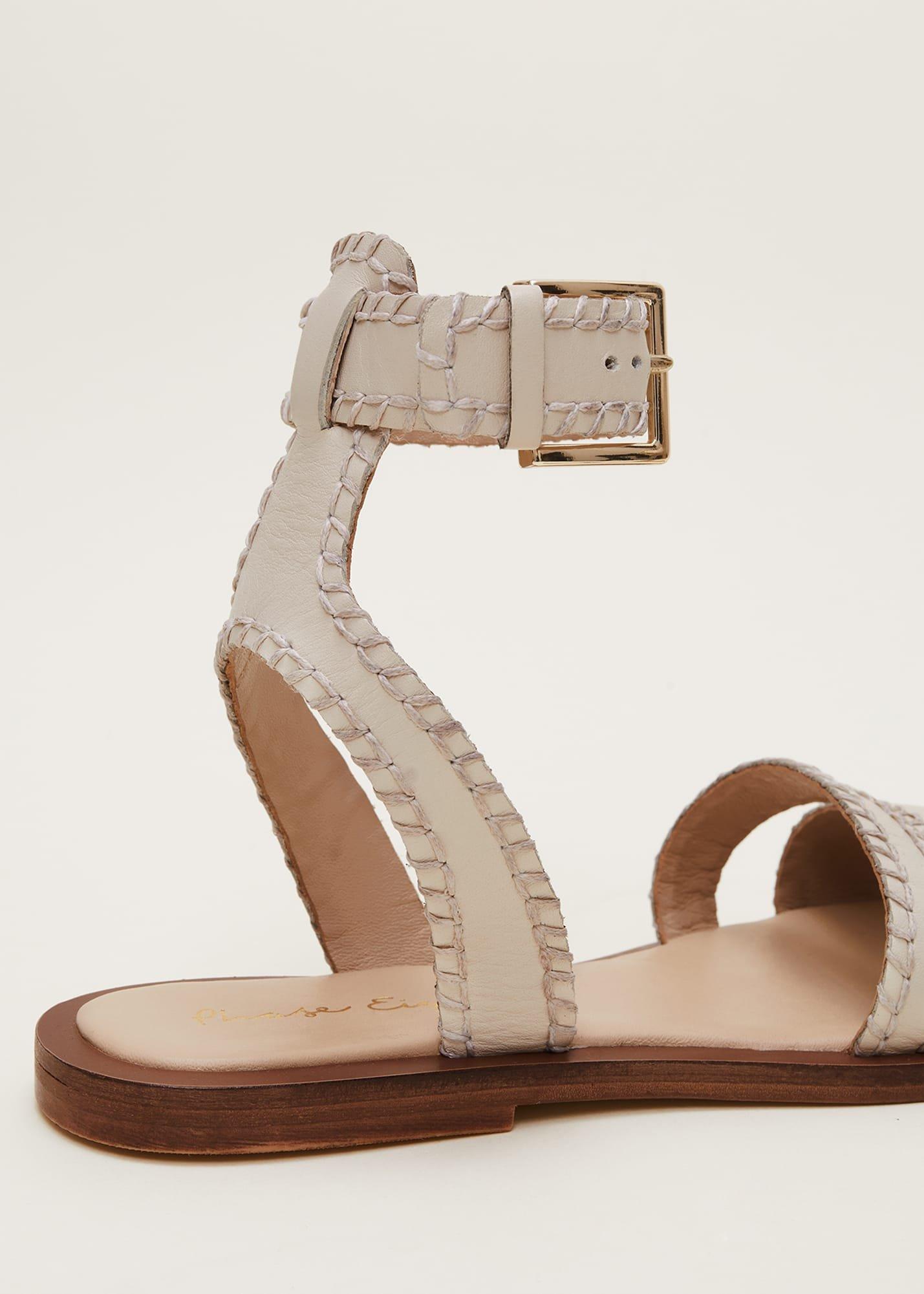 Leather Flat Sandals