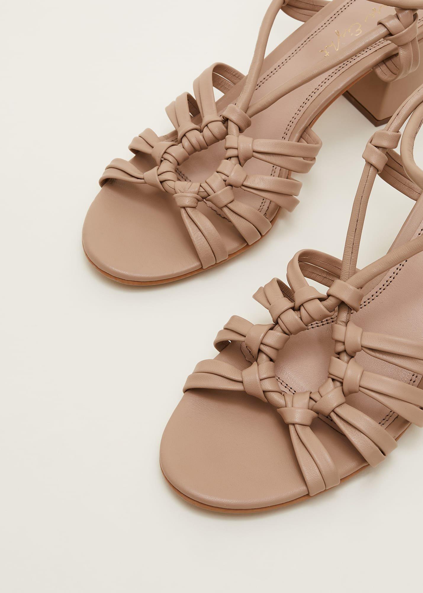 Leather Ankle Strap Sandal Shoe