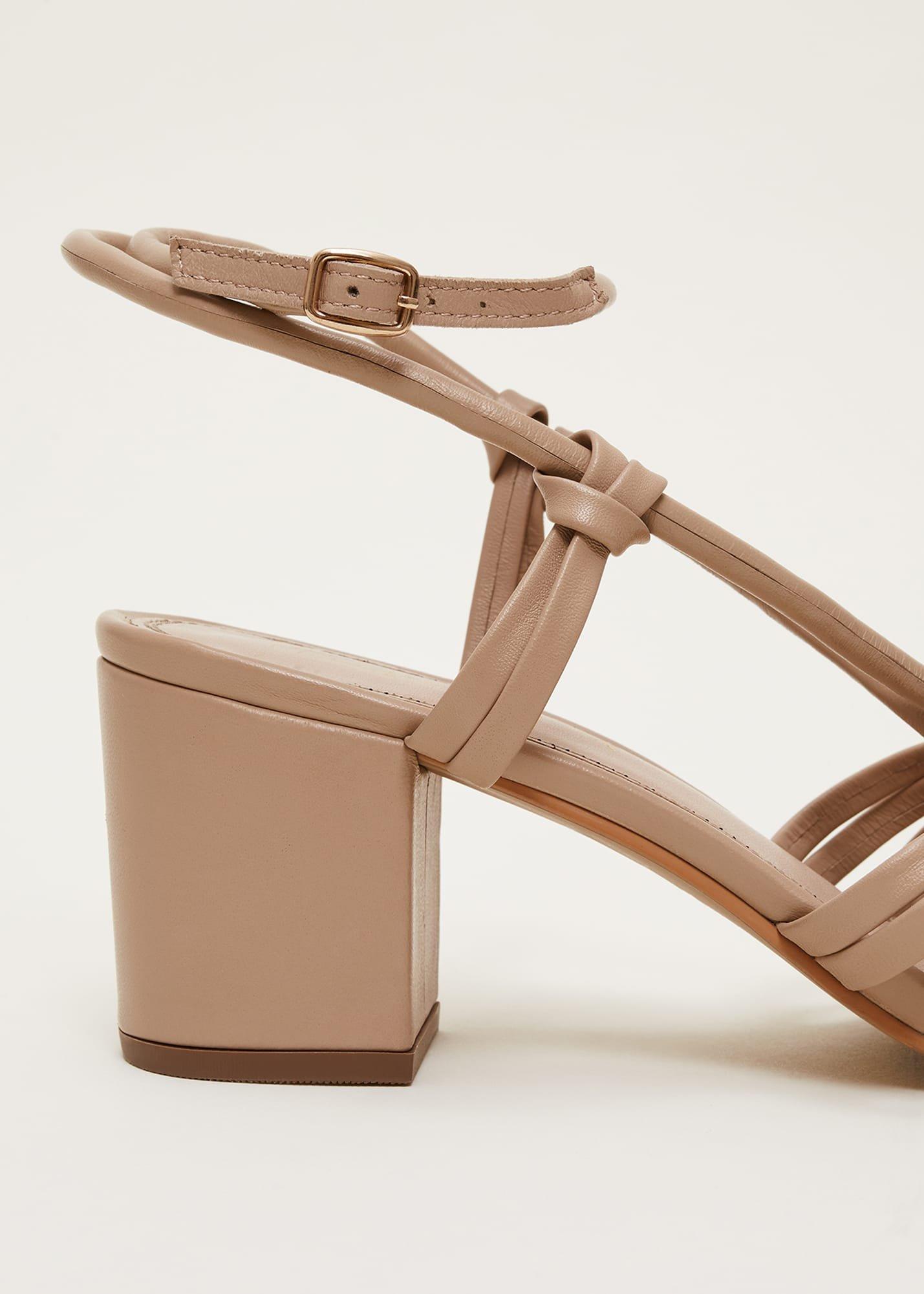 Leather Ankle Strap Sandal Shoe