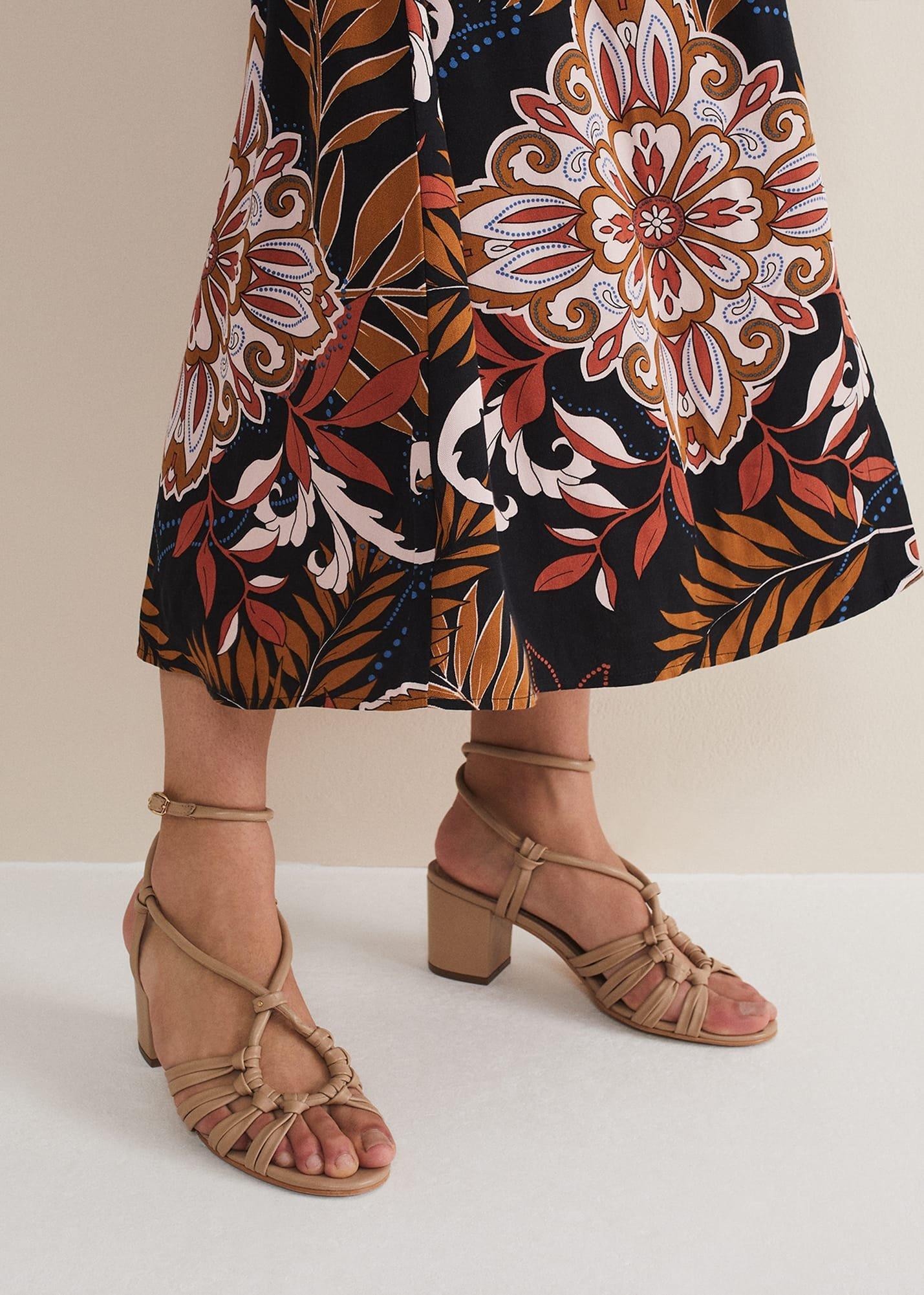 Leather Ankle Strap Sandal Shoe