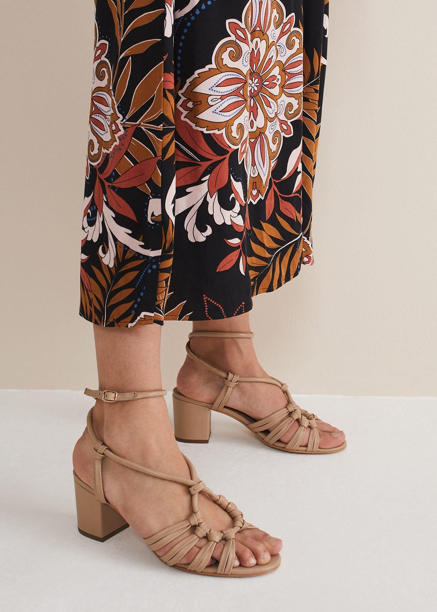 Leather Ankle Strap Sandal Shoe