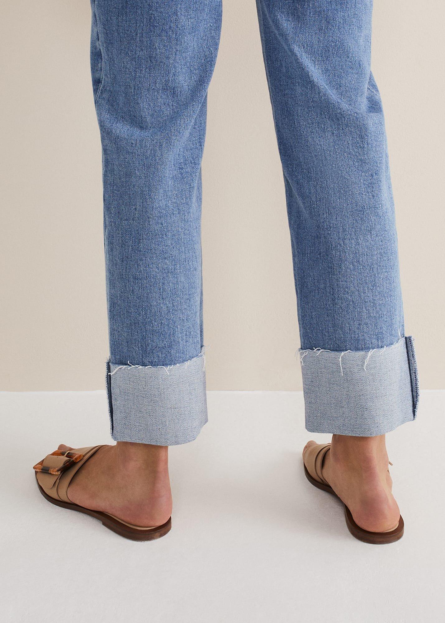 Leather Buckle Flat Sandals