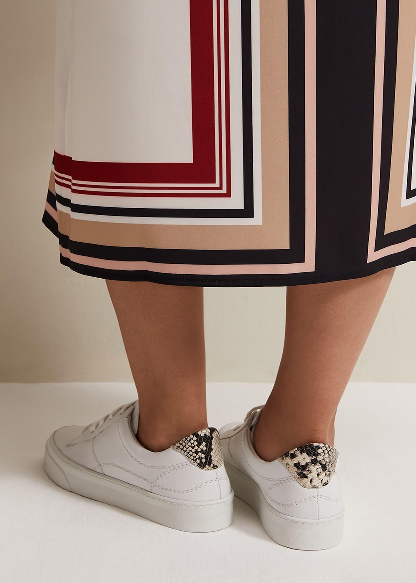 White Leather Trainers
