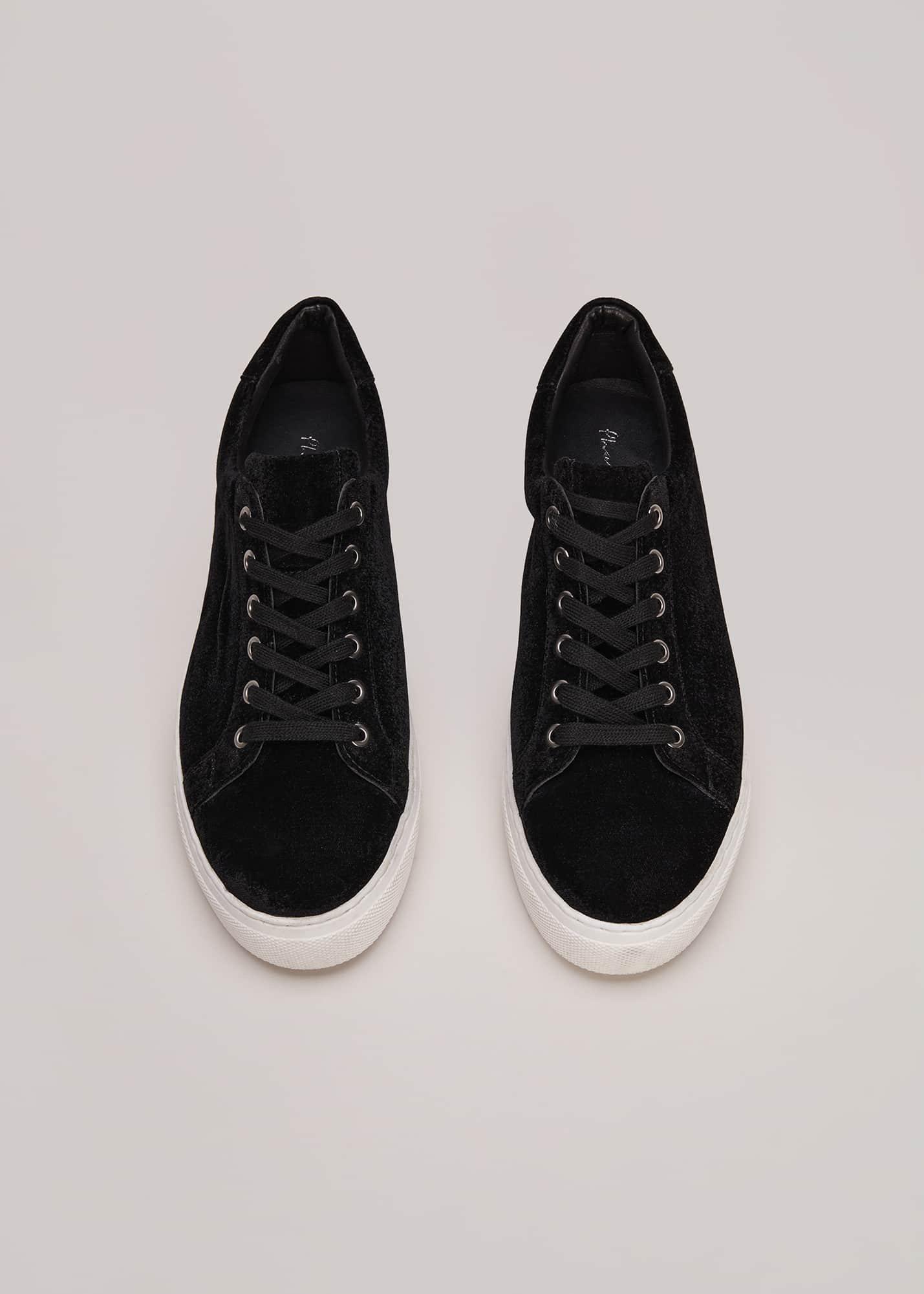Black Velvet Trainers