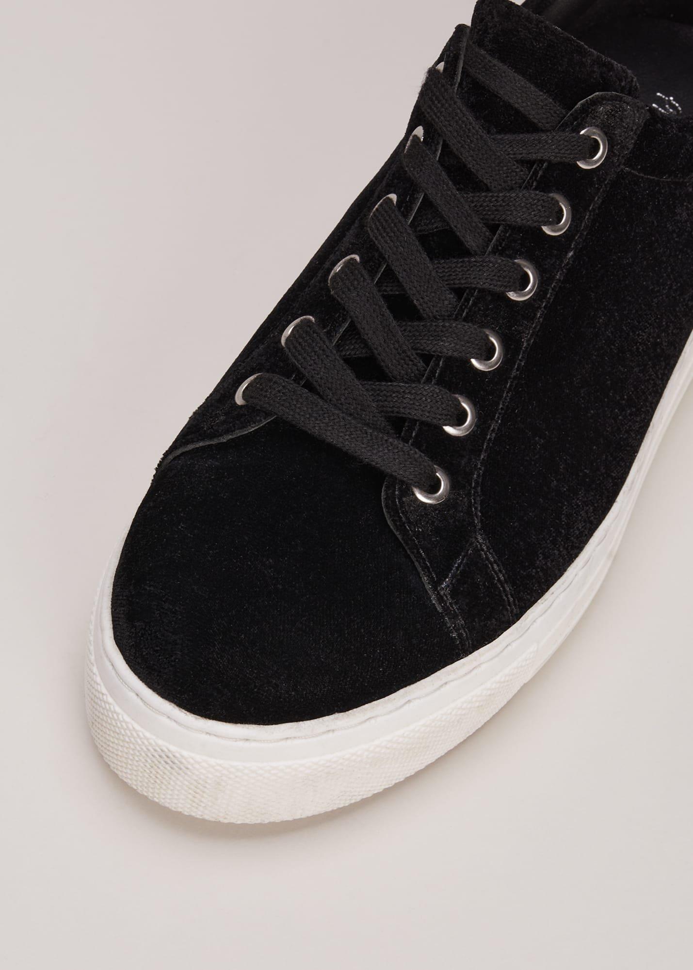 Black Velvet Trainers