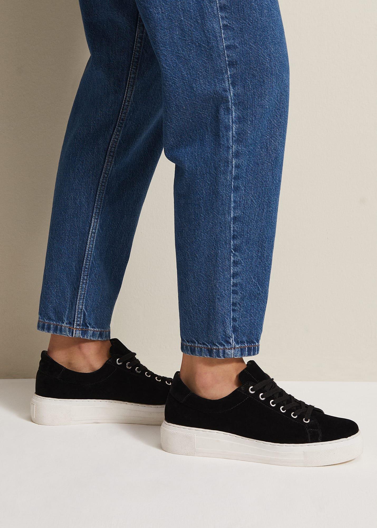 Black Velvet Trainers