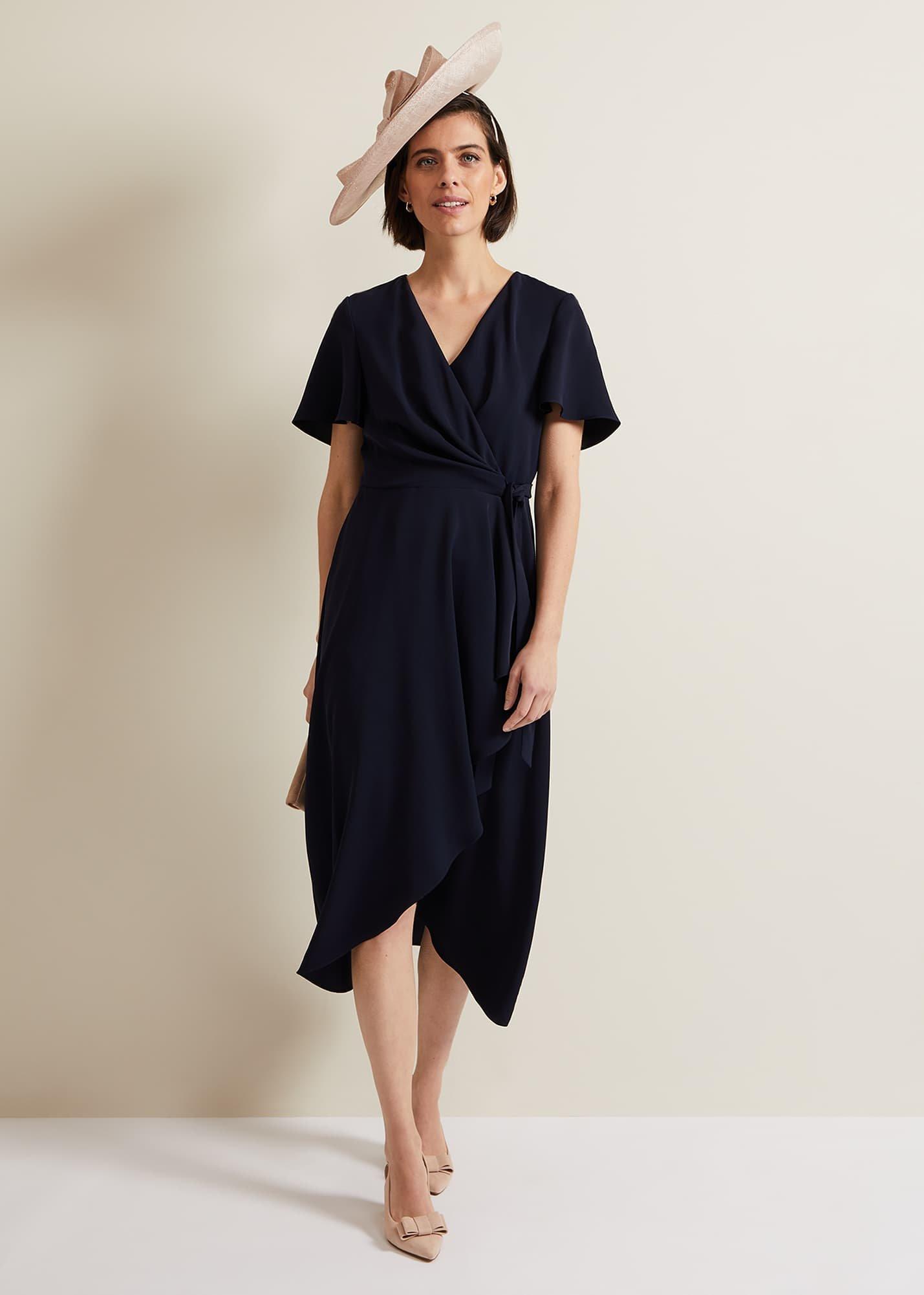 Bow Front Slingback Block Heel Shoes
