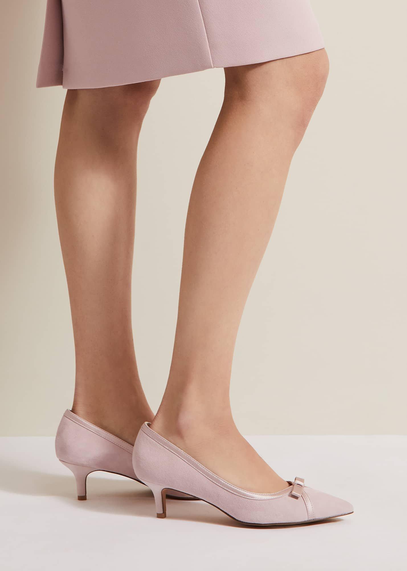 Bow Kitten Heel Shoes