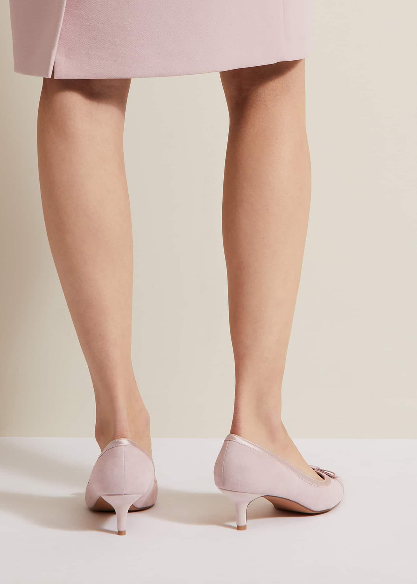 Bow Kitten Heel Shoes