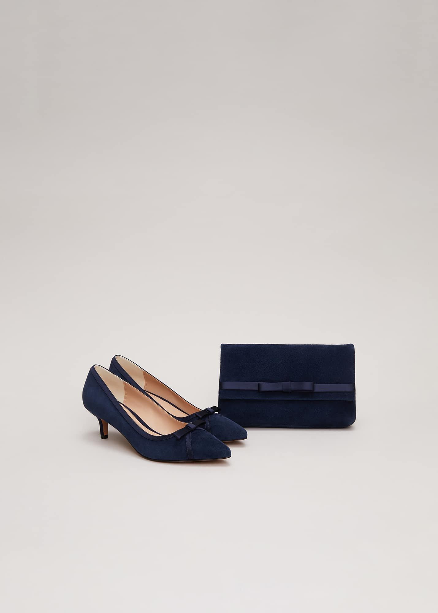 Bow Kitten Heel Shoes