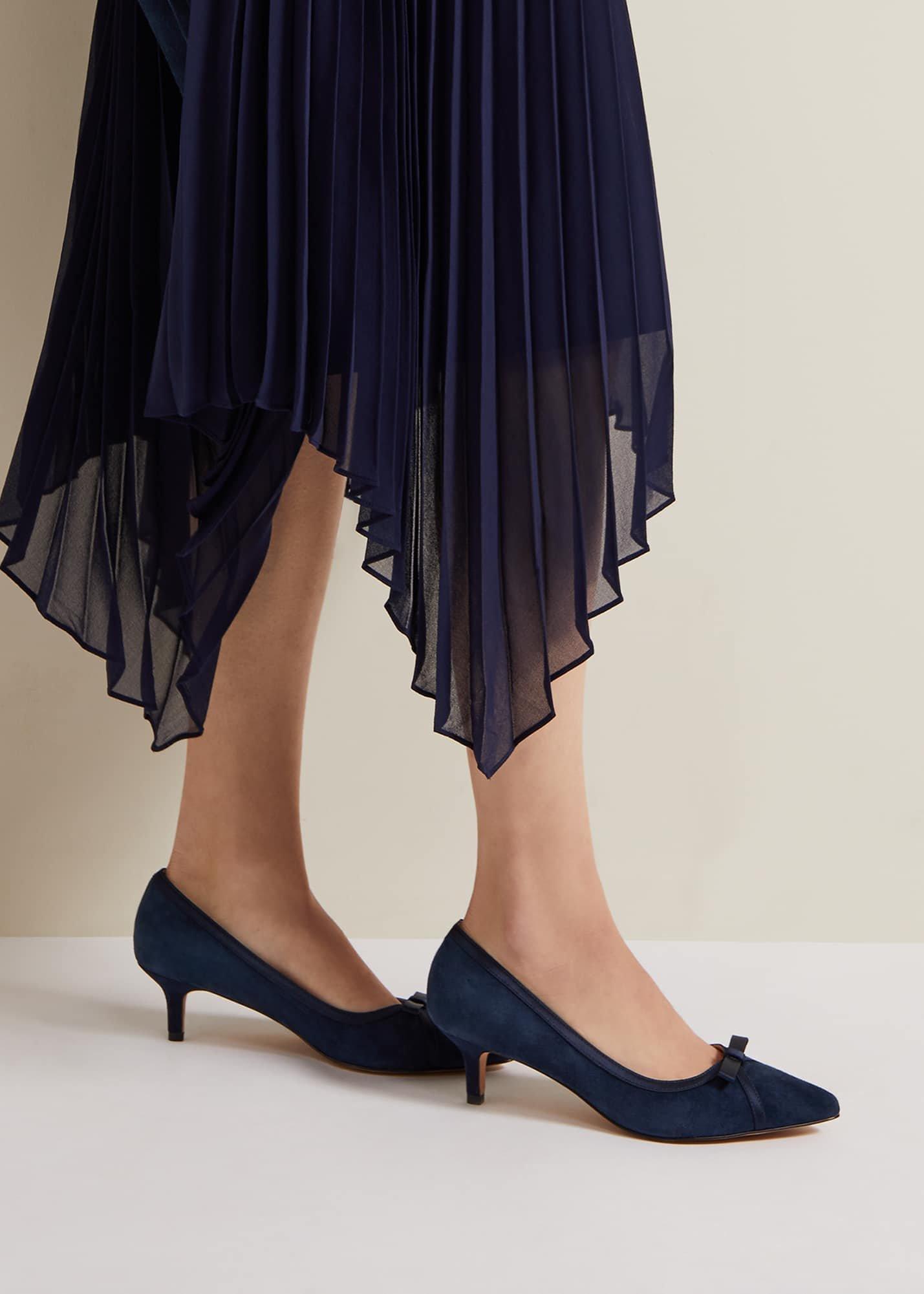 Bow Kitten Heel Shoes