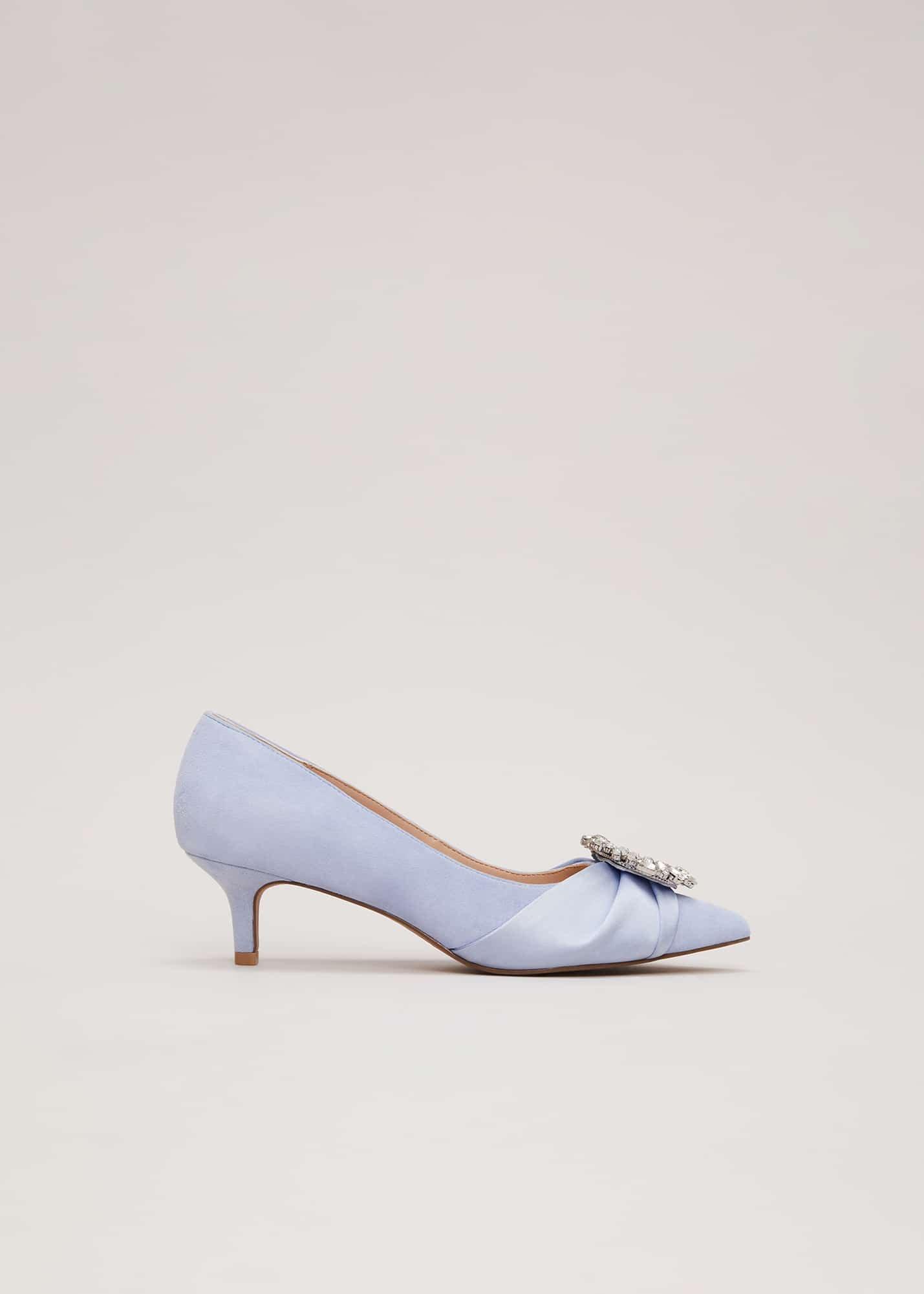 Embellished Kitten Heel Shoes