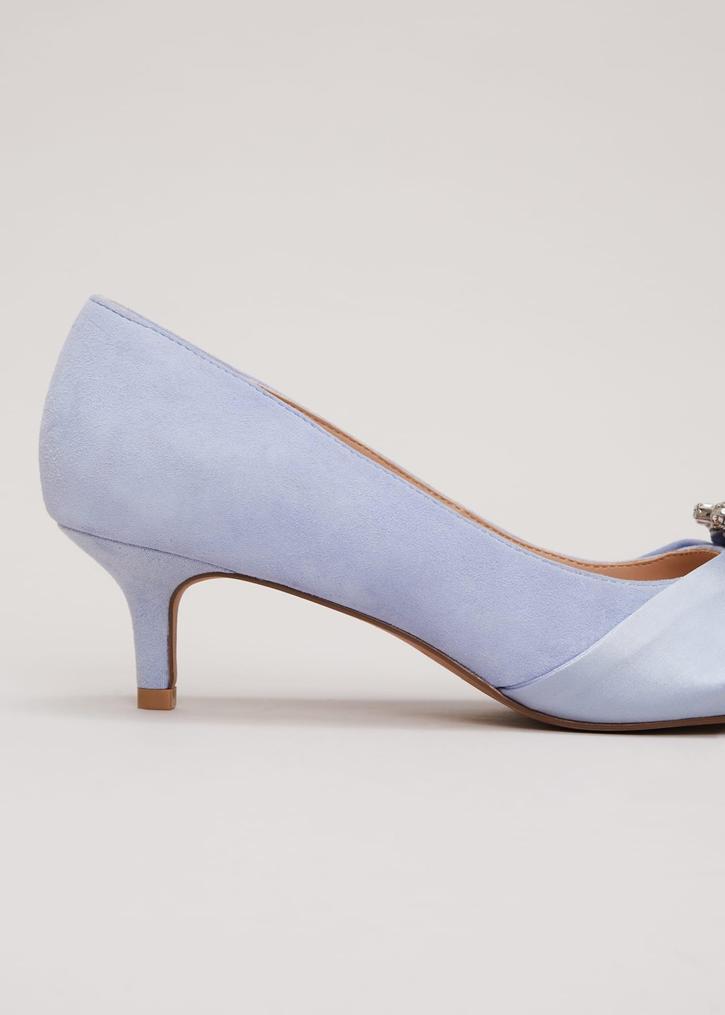 Embellished Kitten Heel Shoes