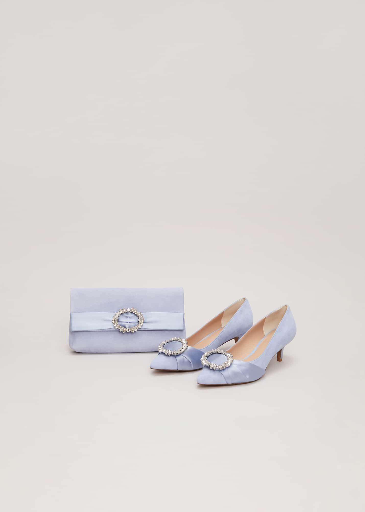 Embellished Kitten Heel Shoes