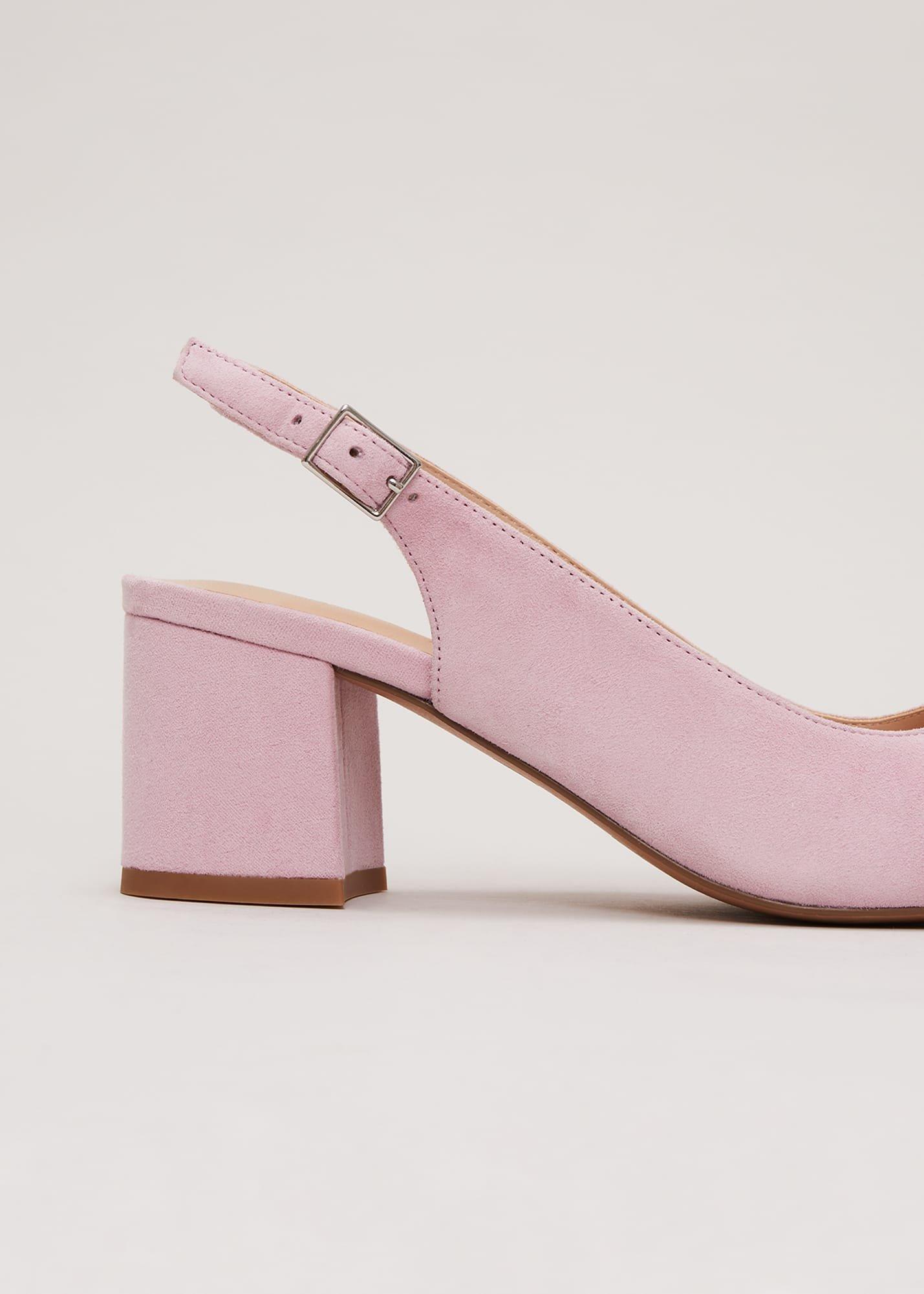 Embellished Block Heel Shoes