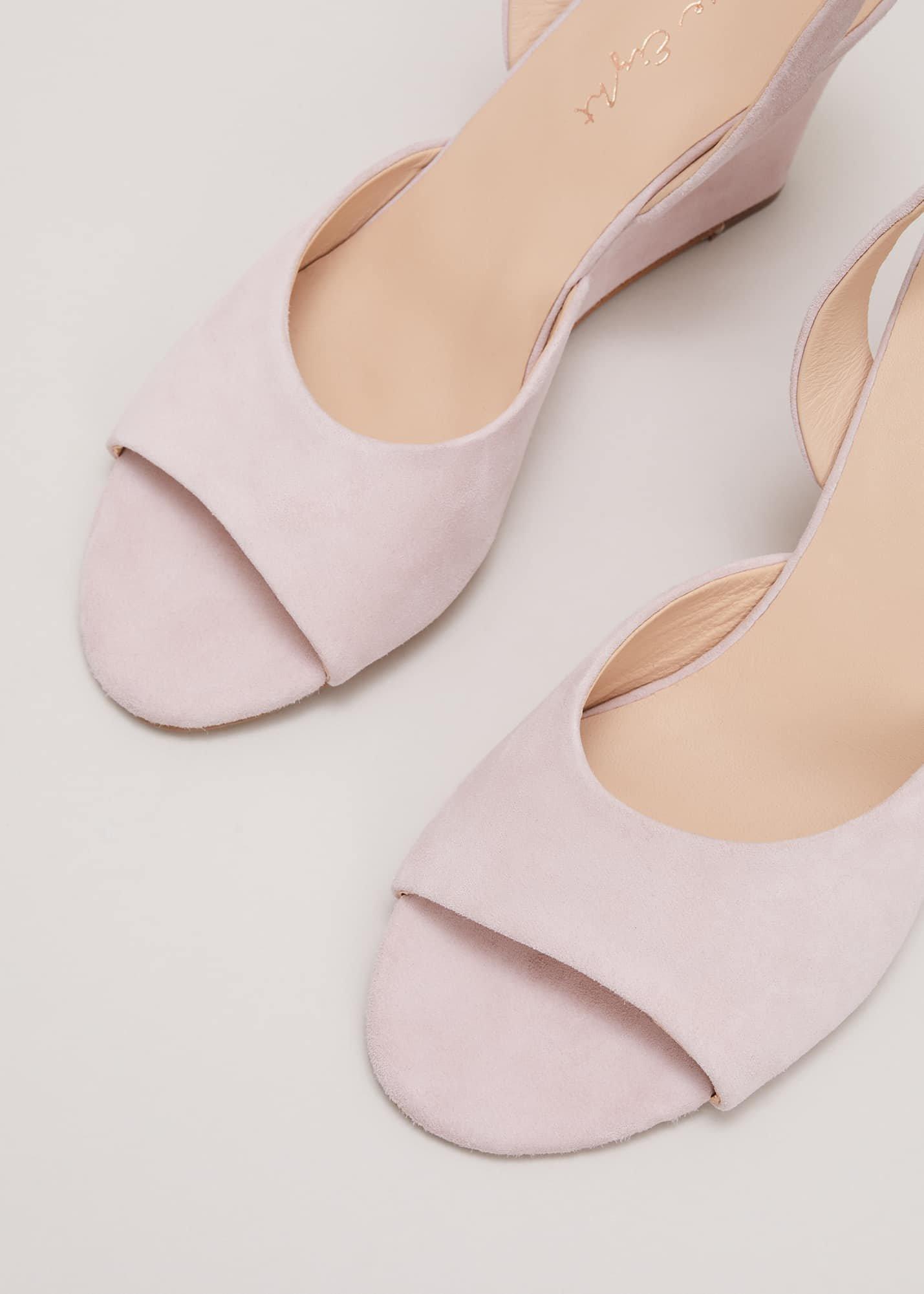 Ankle Strap Peep Toe Wedge