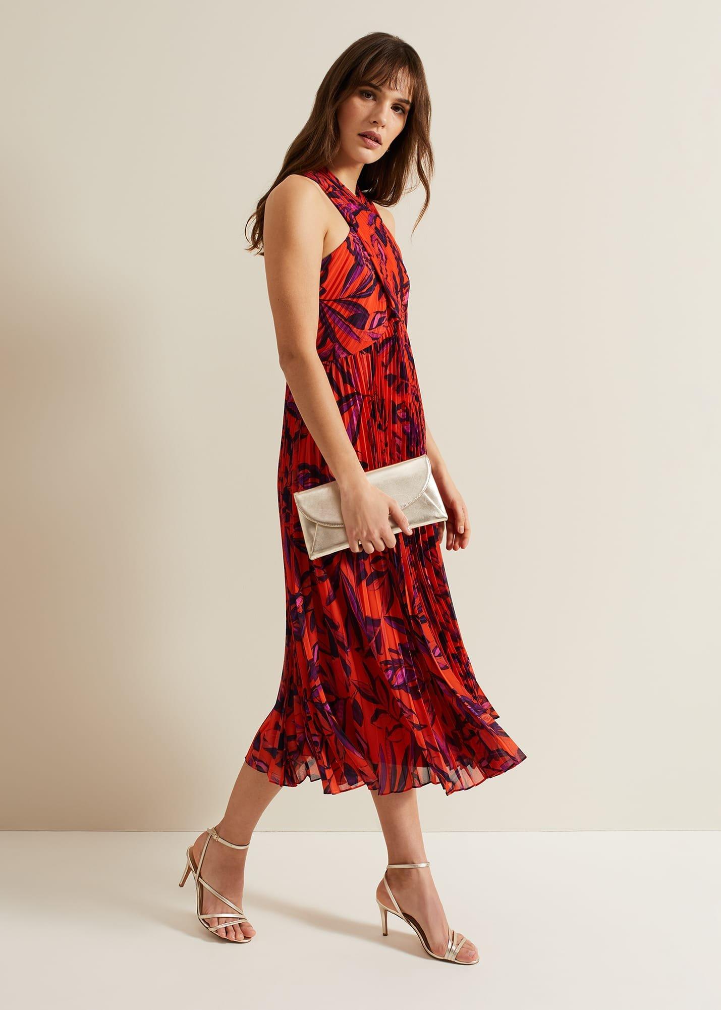 Leather Barely There Strappy Sandal