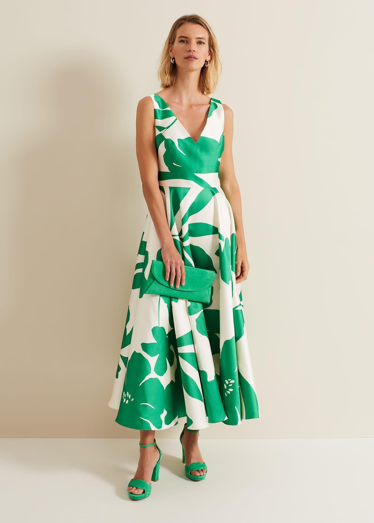 Suede Crossover Platform Sandal