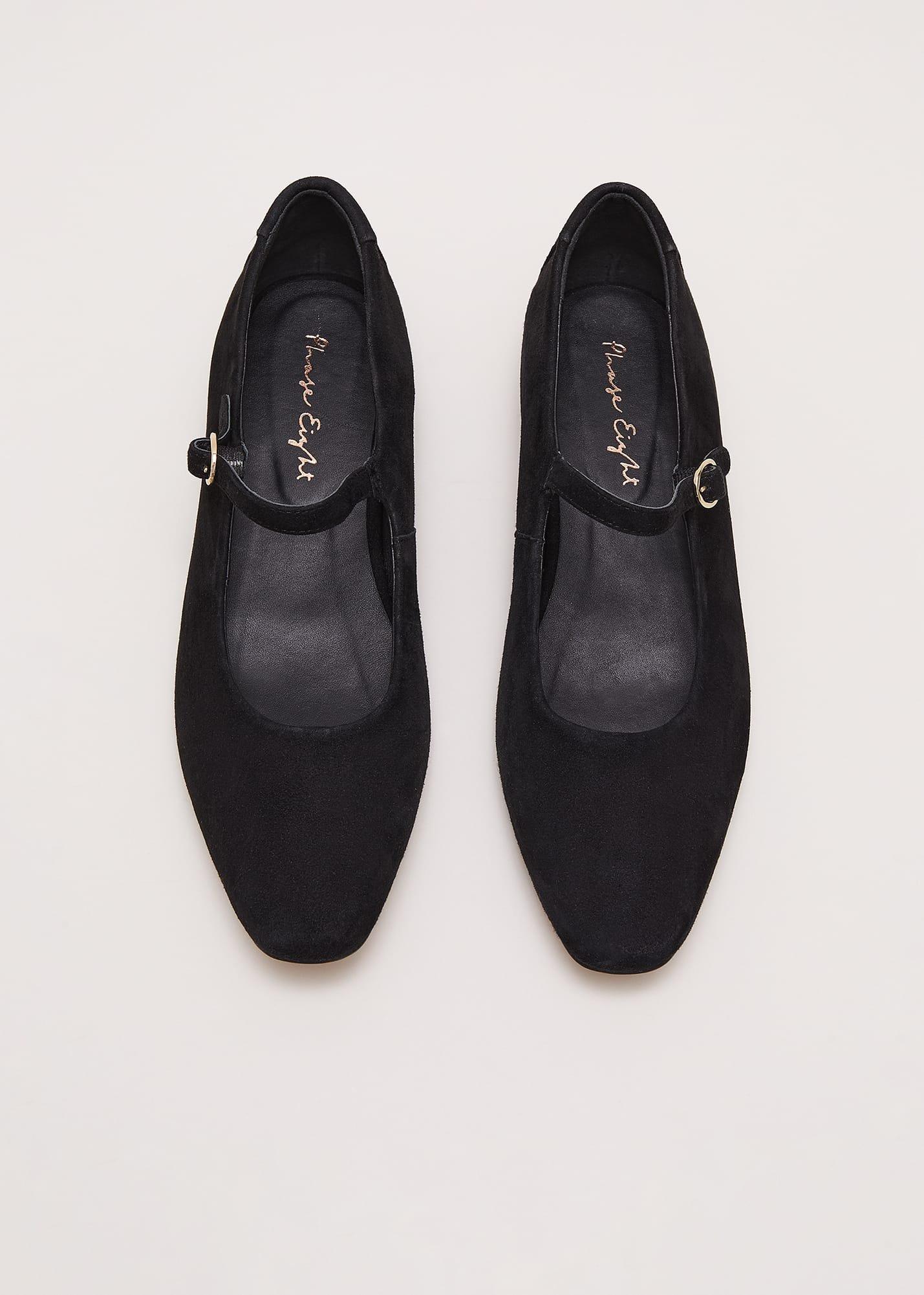 Leather Square Toe Mary Jane