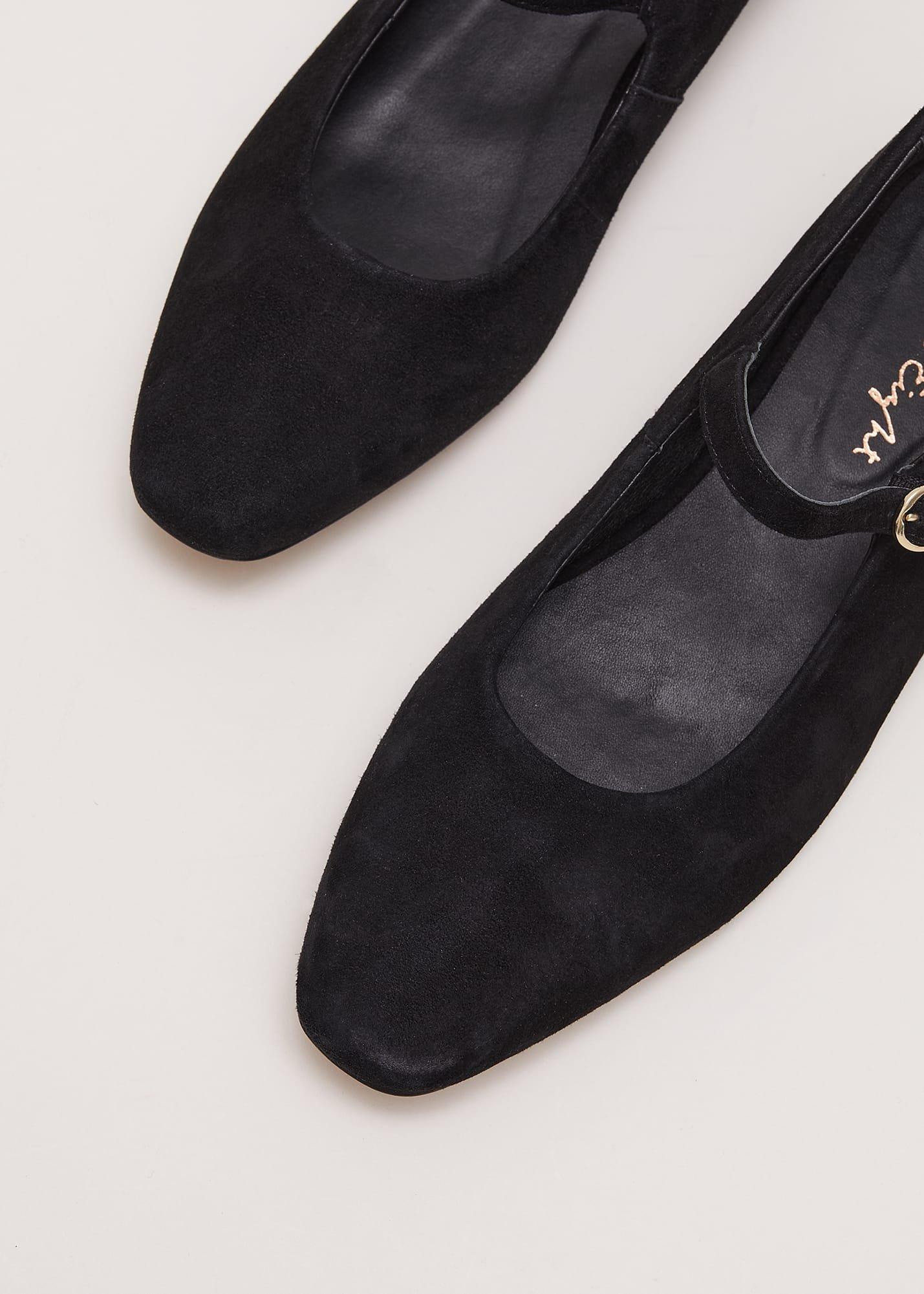 Leather Square Toe Mary Jane
