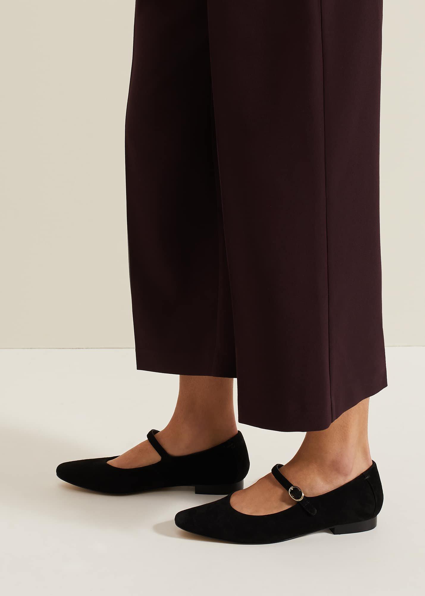 Leather Square Toe Mary Jane