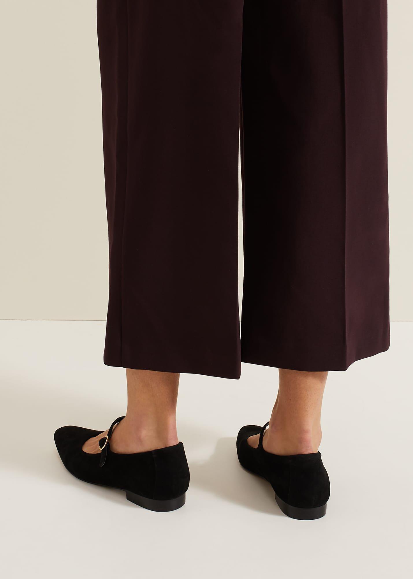 Leather Square Toe Mary Jane
