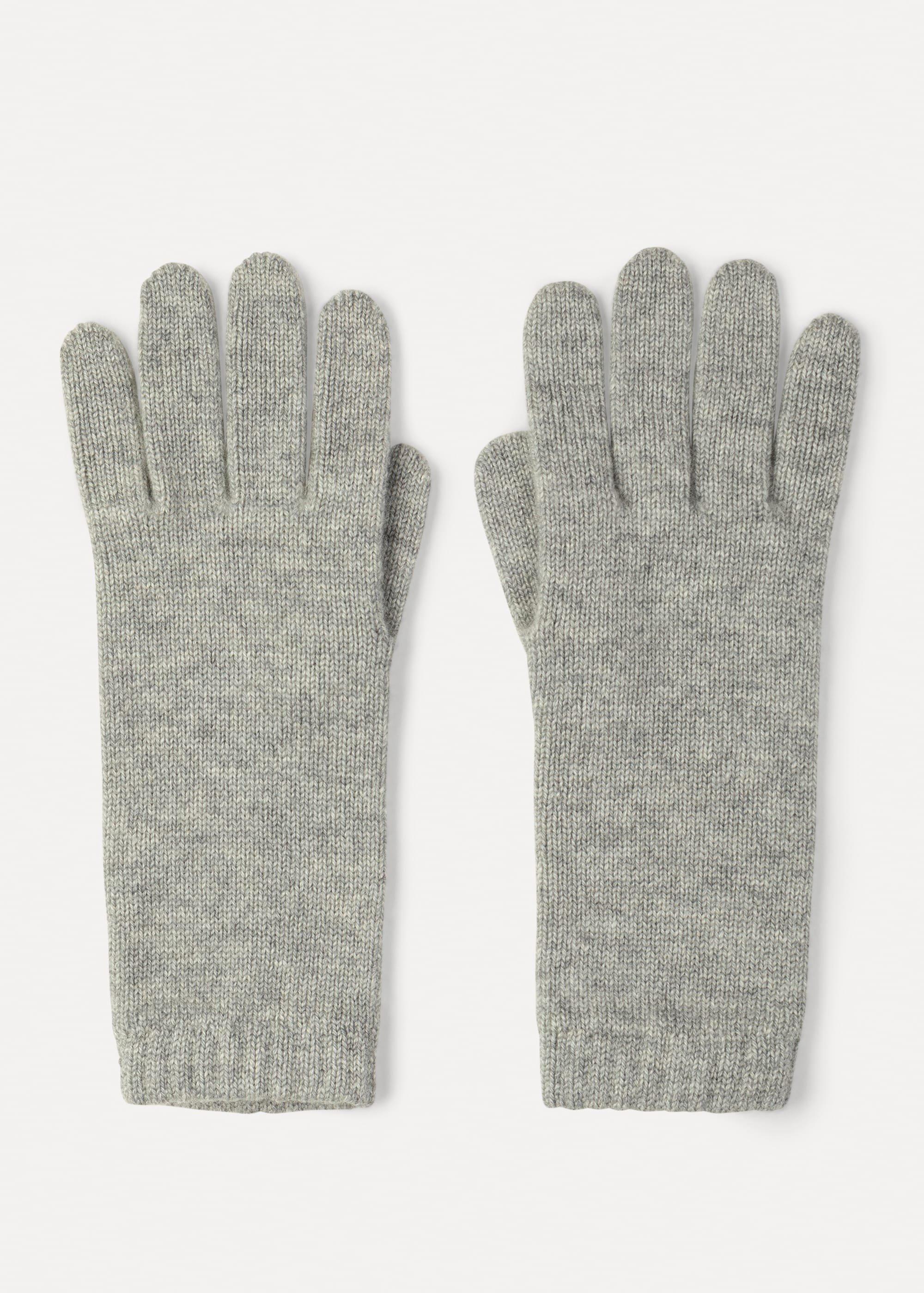 Short Cuff Cashmere Gloves