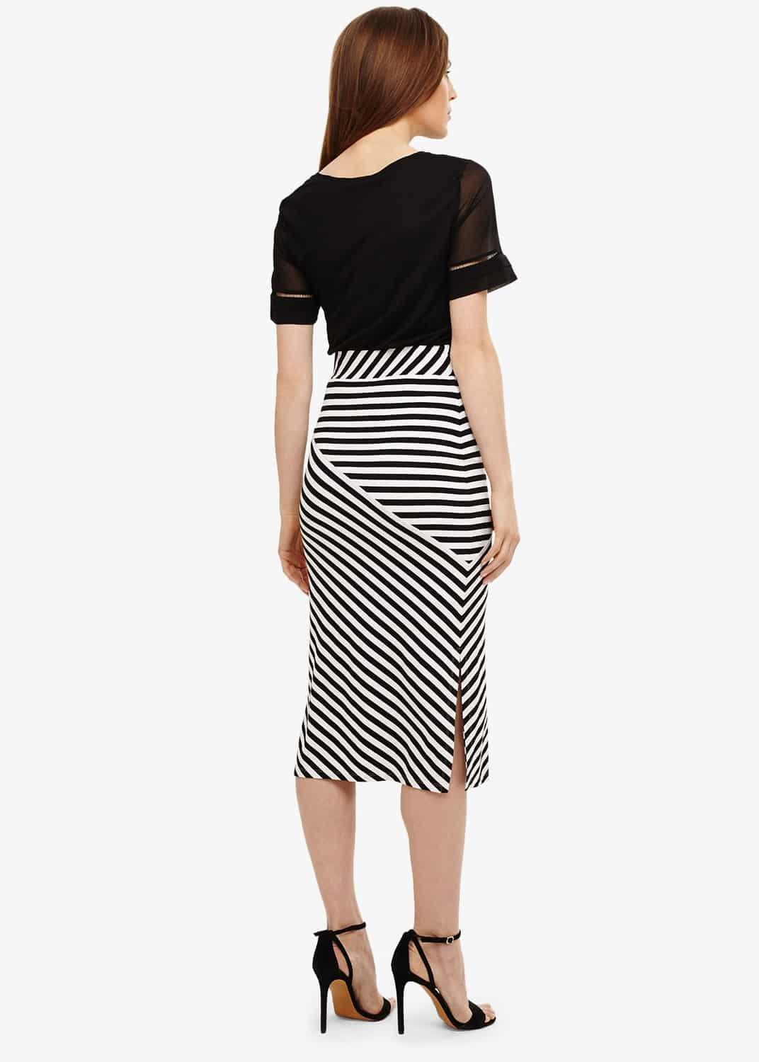 Shadi Striped Skirt