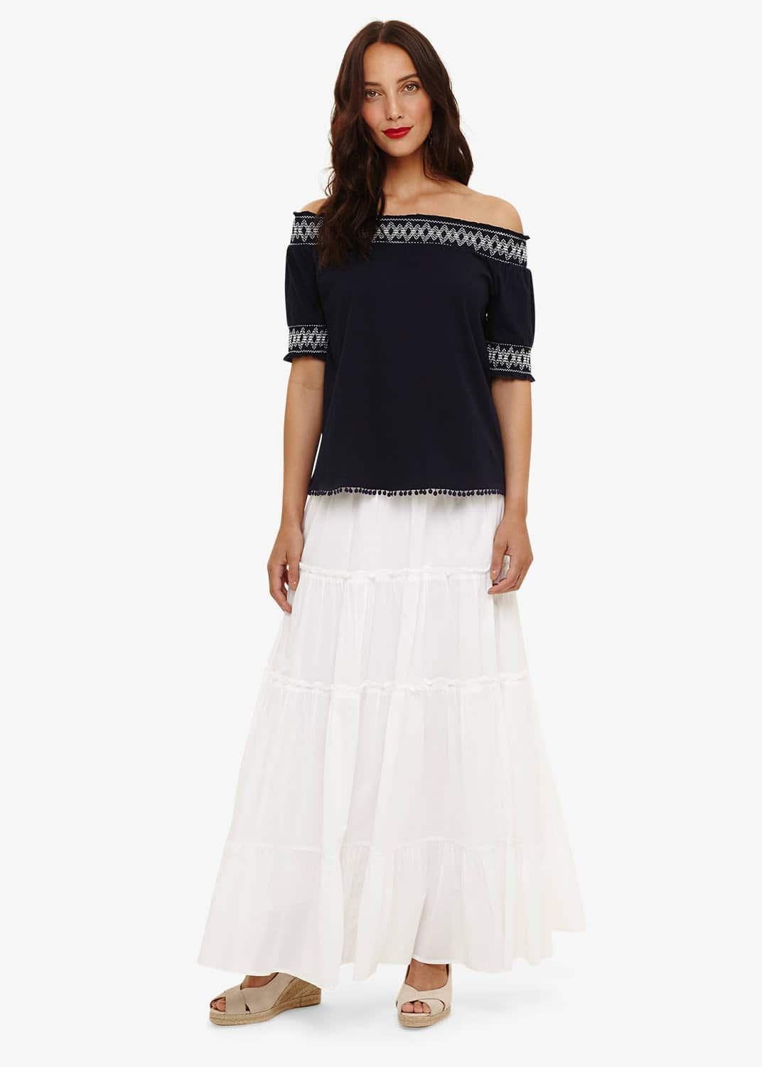 Catherine Tiered Maxi Skirt