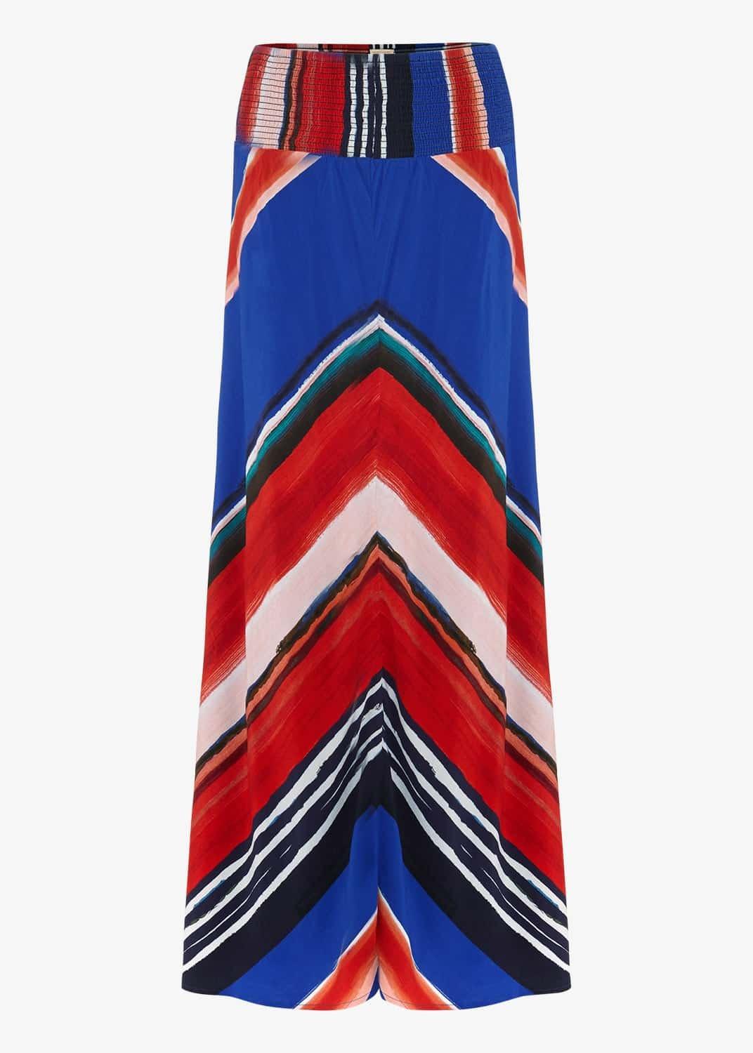 Cersi Chevron Maxi Skirt