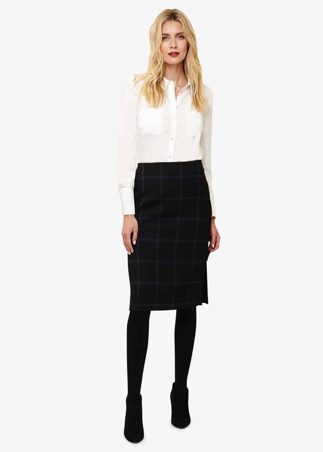 Hermione Check Skirt