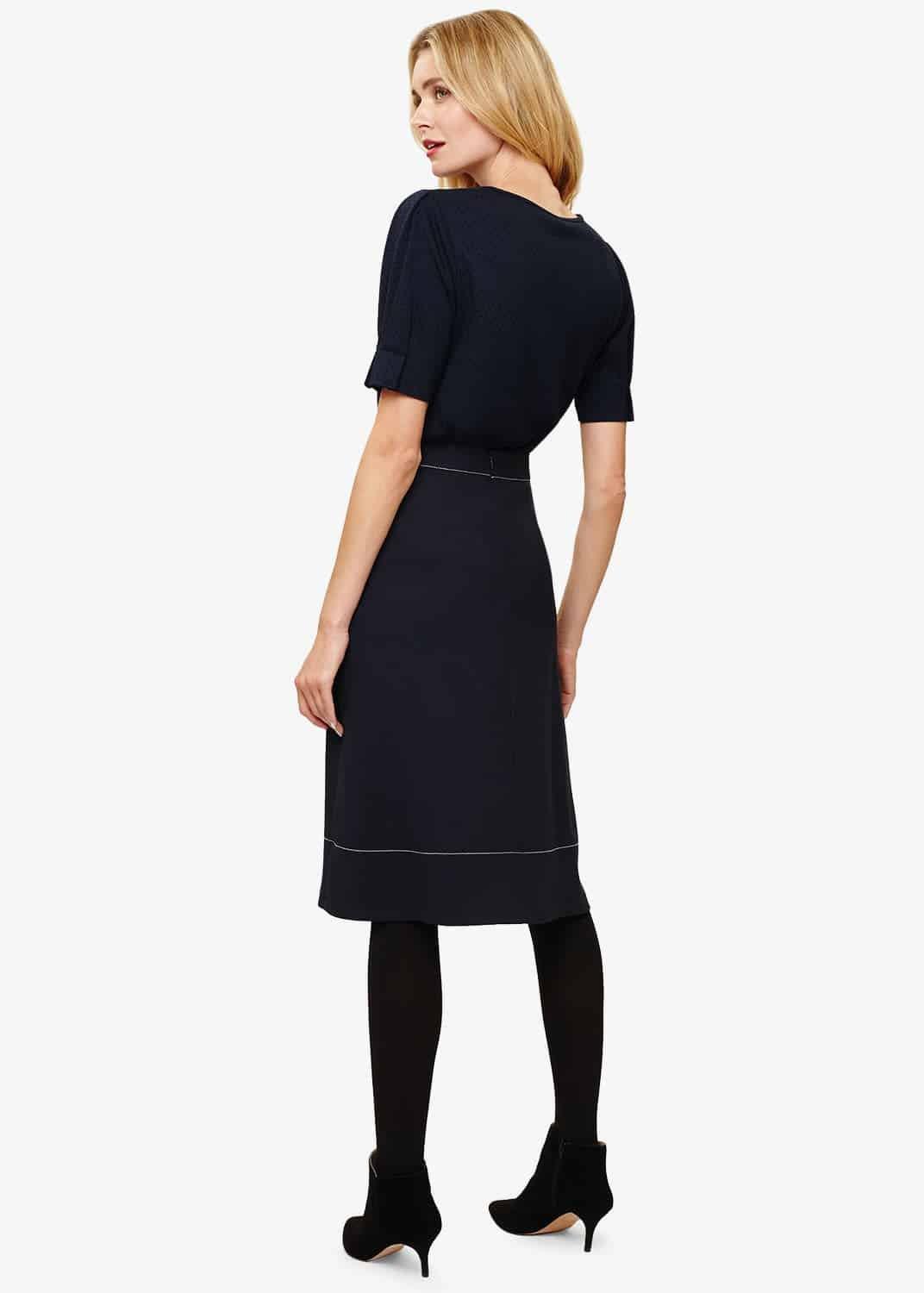 Castielle A-Line Stitch Skirt