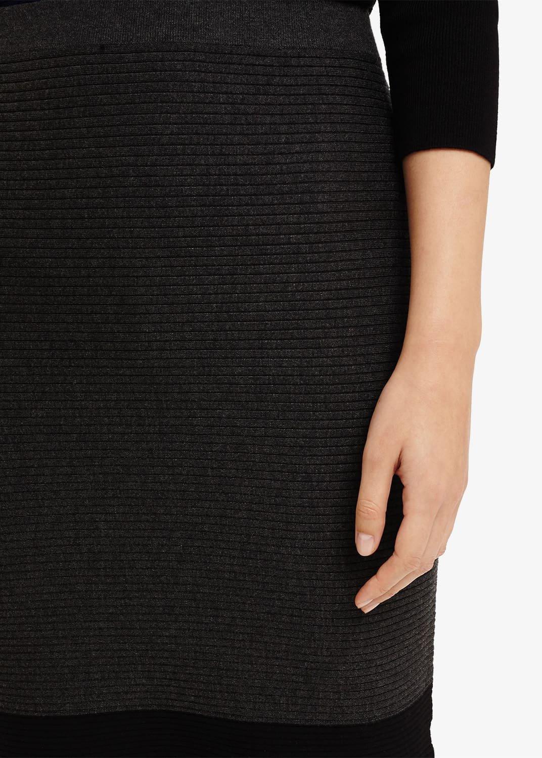 Robin Colour Block Knitted Skirt